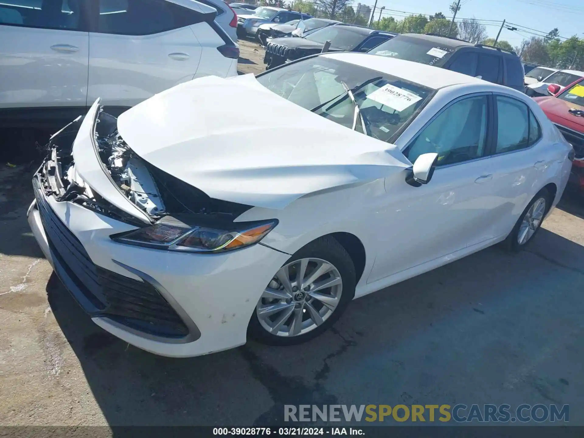 2 Photograph of a damaged car 4T1C11AK1RU852701 TOYOTA CAMRY 2024