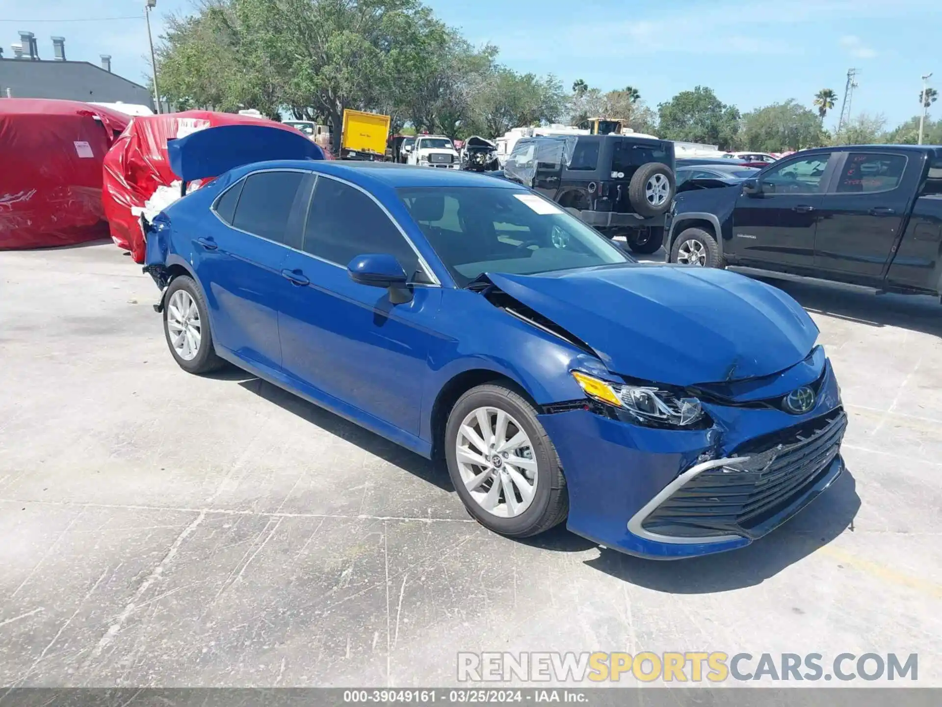 1 Photograph of a damaged car 4T1C11AK2RU222895 TOYOTA CAMRY 2024