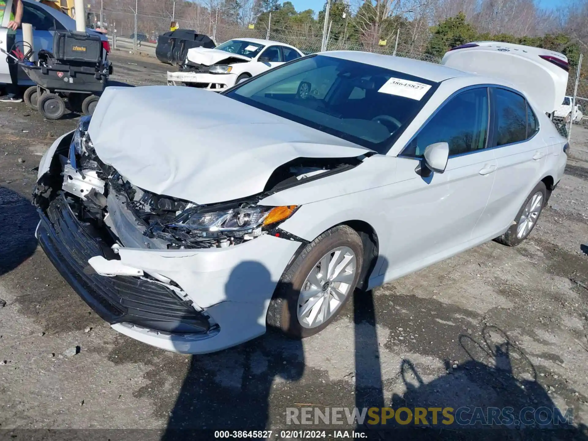 2 Photograph of a damaged car 4T1C11AK6RU190453 TOYOTA CAMRY 2024