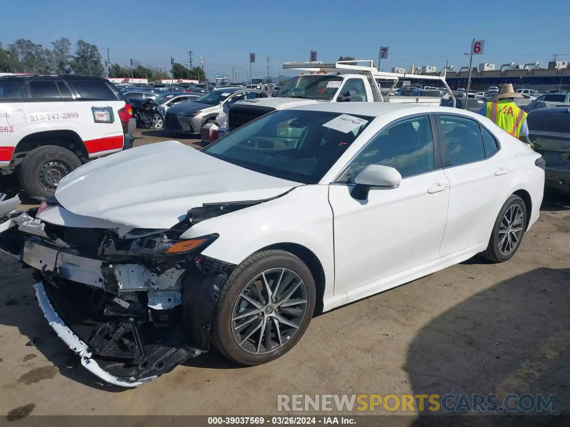 2 Photograph of a damaged car 4T1G11AK0RU842114 TOYOTA CAMRY 2024