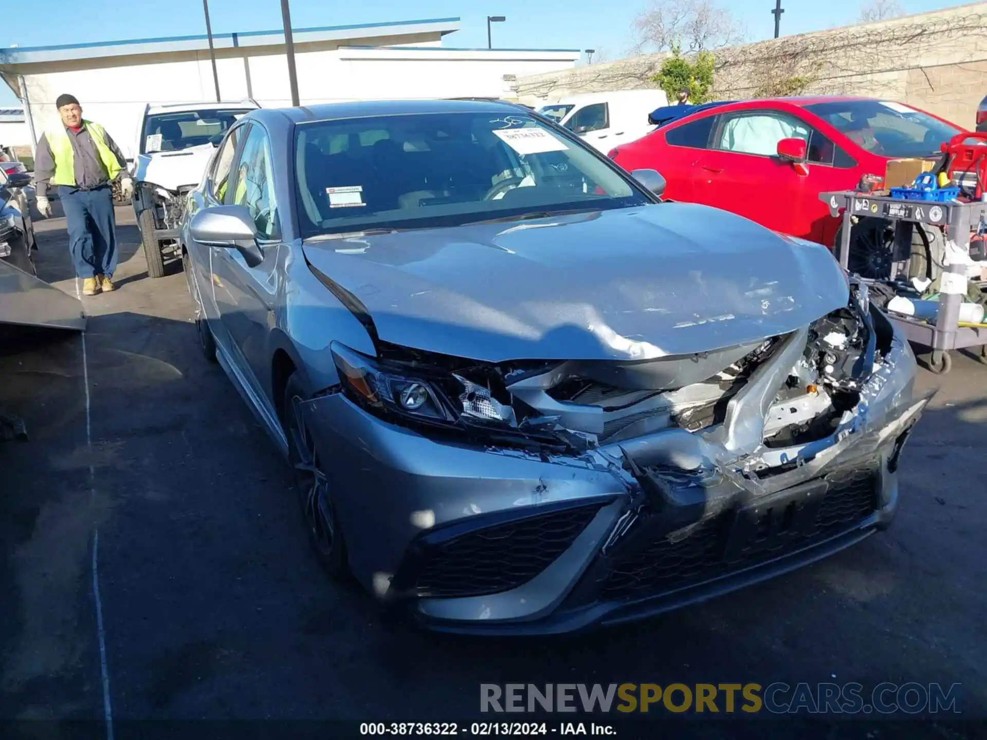 1 Photograph of a damaged car 4T1G11AK2RU885210 TOYOTA CAMRY 2024