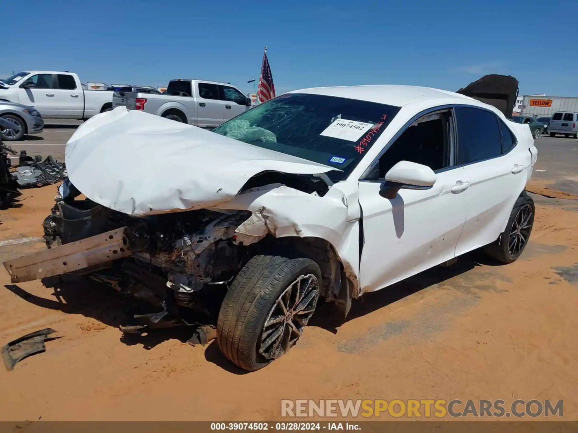 2 Photograph of a damaged car 4T1G11AK4RU856355 TOYOTA CAMRY 2024