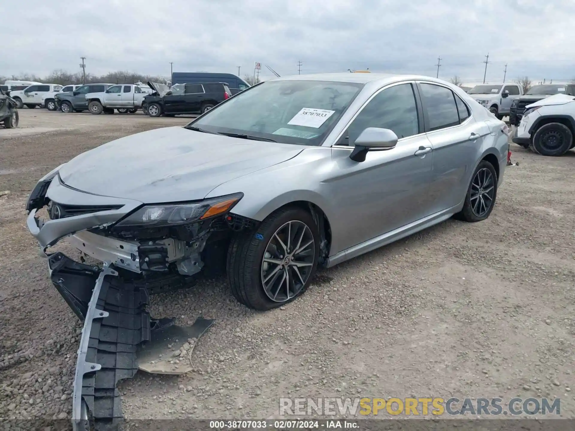 2 Photograph of a damaged car 4T1G11AK7RU865048 TOYOTA CAMRY 2024