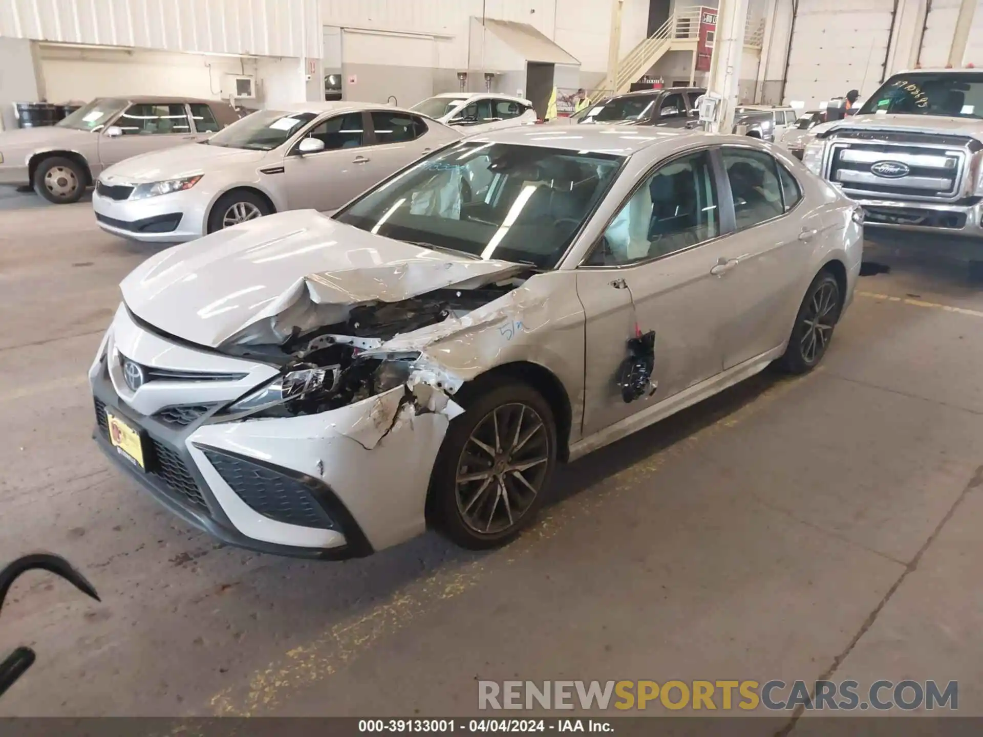 2 Photograph of a damaged car 4T1T11AK7RU207373 TOYOTA CAMRY 2024