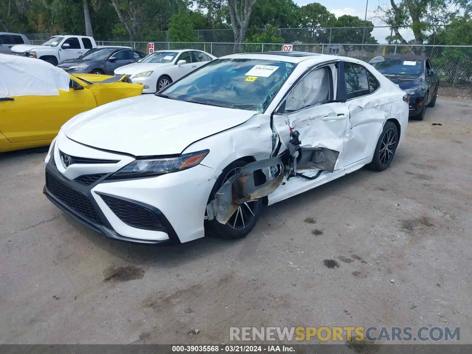 2 Photograph of a damaged car 4T1T11AK7RU893026 TOYOTA CAMRY 2024