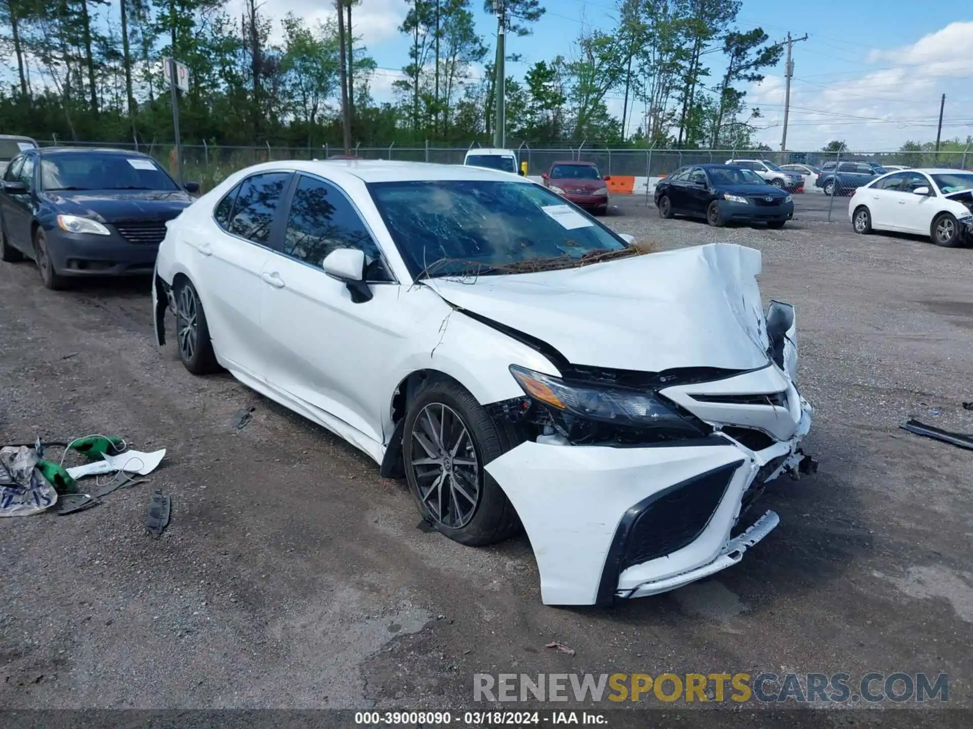 1 Photograph of a damaged car 4T1T11AK8RU845180 TOYOTA CAMRY 2024