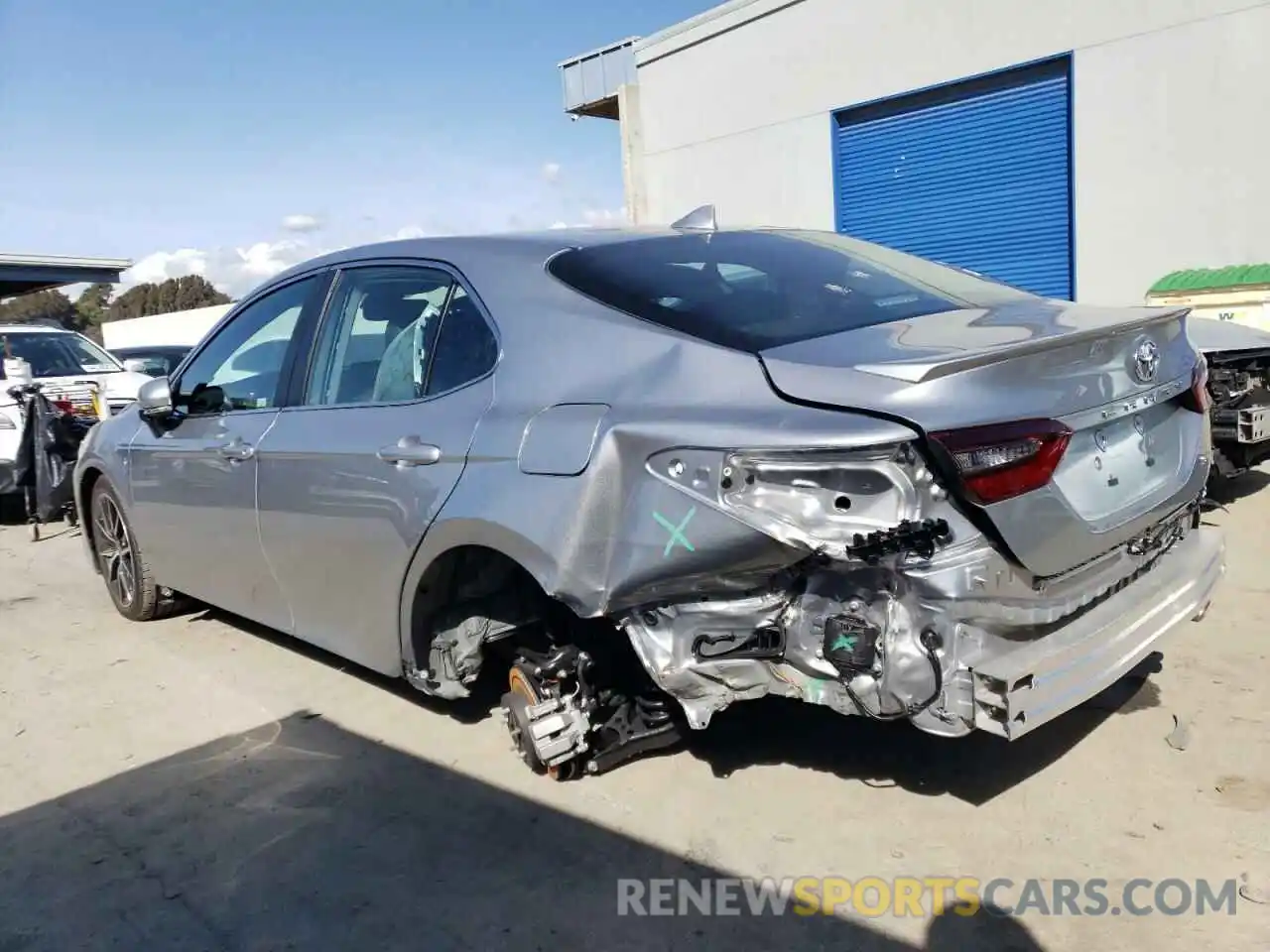 2 Photograph of a damaged car 4T1T11AK9RU881699 TOYOTA CAMRY 2024