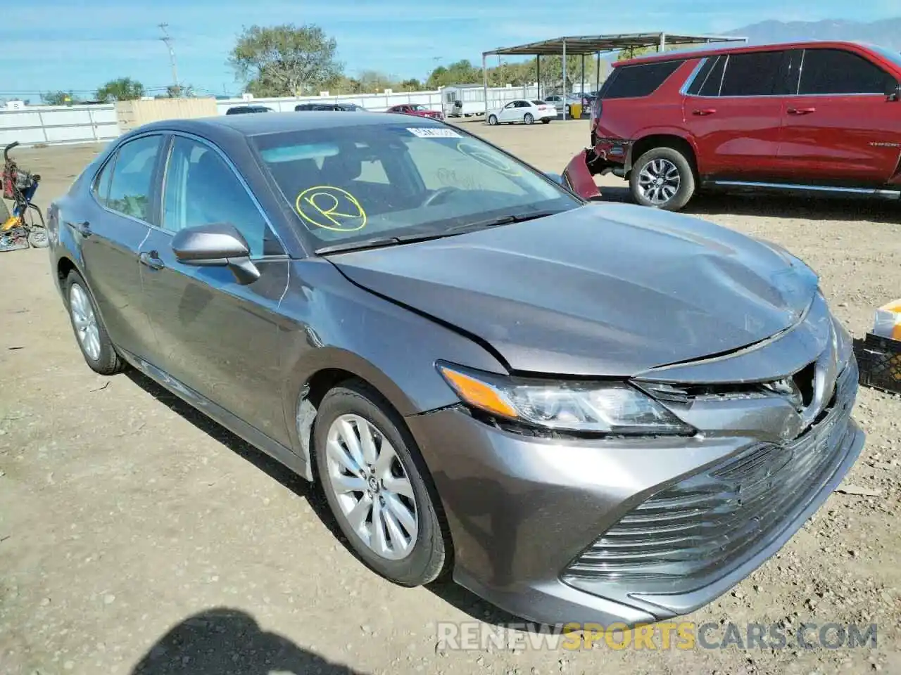 1 Photograph of a damaged car 4T1B11HKXKU793705 TOYOTA CAMRY 4C 2019