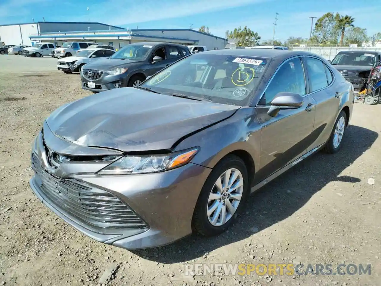 2 Photograph of a damaged car 4T1B11HKXKU793705 TOYOTA CAMRY 4C 2019