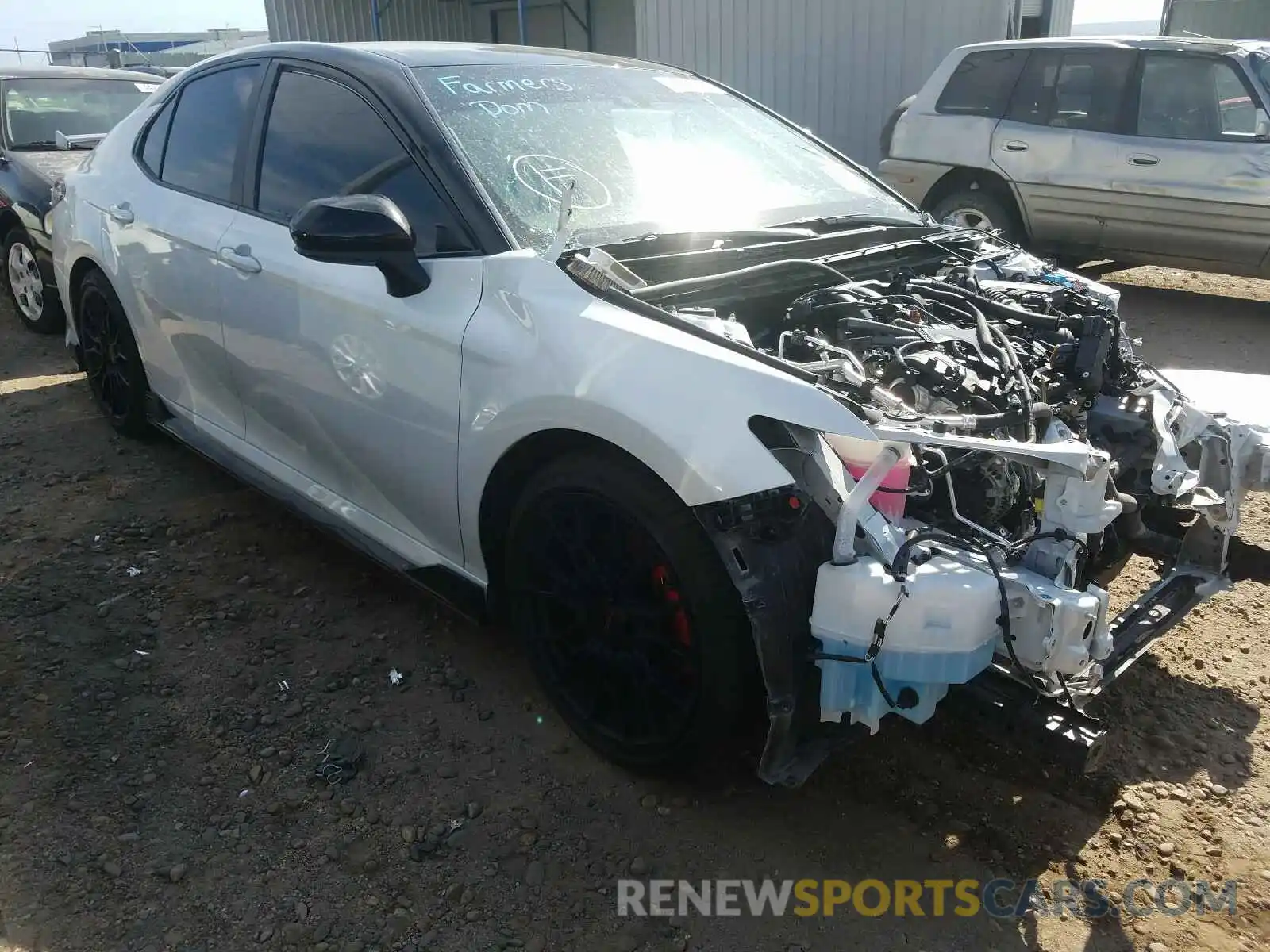 1 Photograph of a damaged car 4T1NZ1AK0LU036555 TOYOTA CAMRY TRD 2020