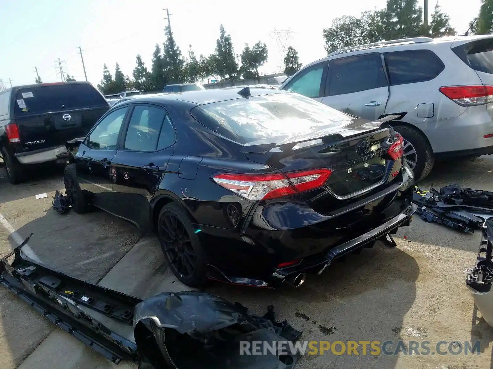 3 Photograph of a damaged car 4T1NZ1AK2LU038422 TOYOTA CAMRY TRD 2020