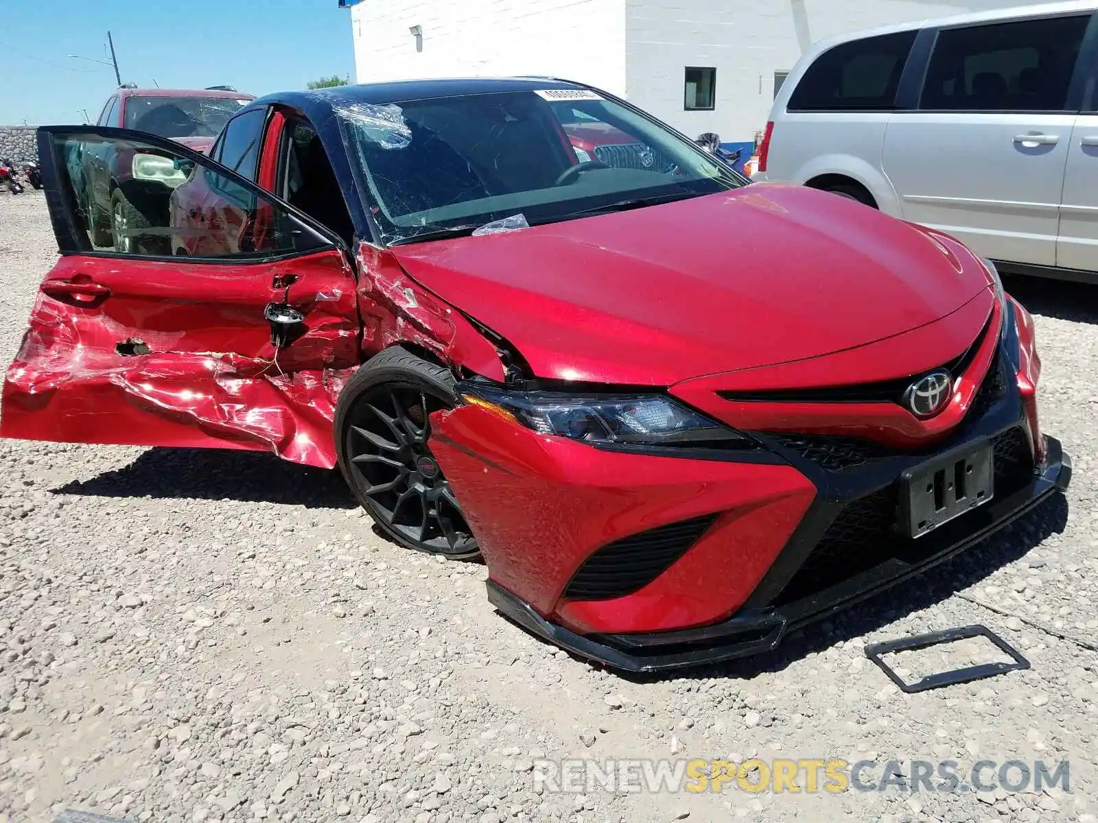 1 Photograph of a damaged car 4T1NZ1AK5LU038494 TOYOTA CAMRY TRD 2020