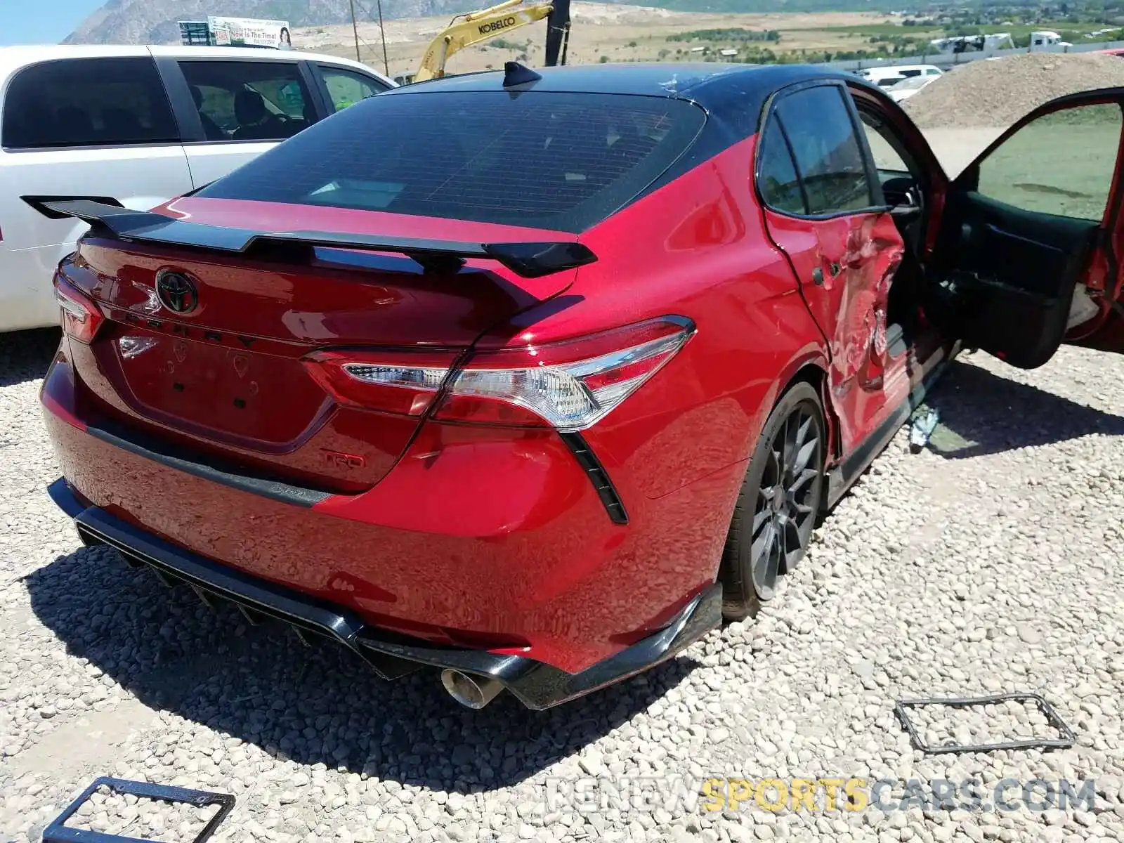 4 Photograph of a damaged car 4T1NZ1AK5LU038494 TOYOTA CAMRY TRD 2020