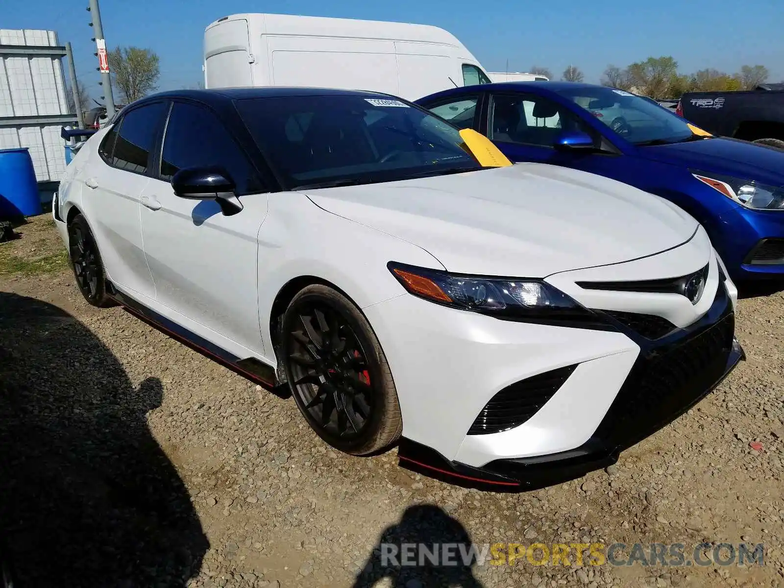 1 Photograph of a damaged car 4T1NZ1AK6LU037628 TOYOTA CAMRY TRD 2020