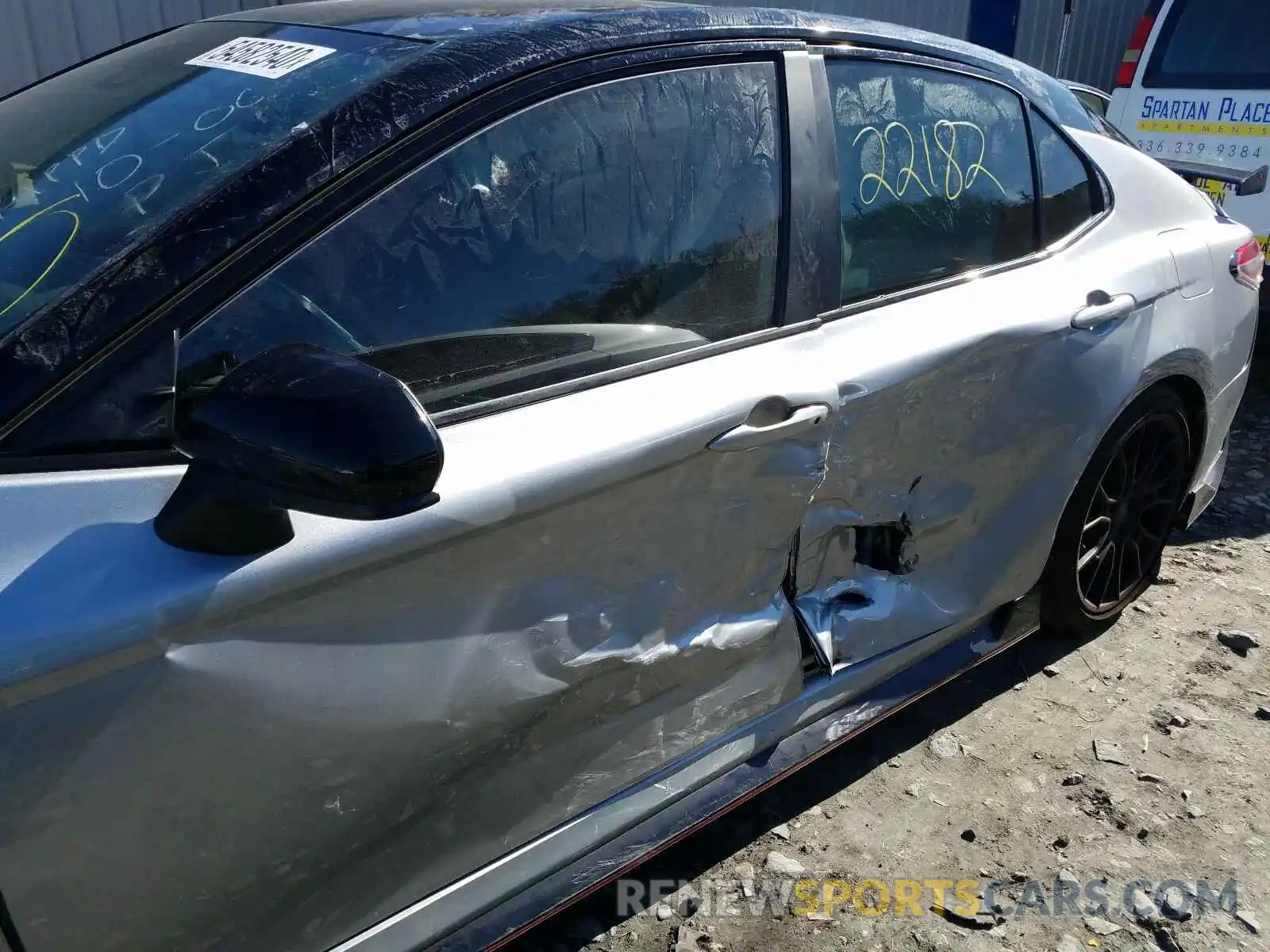 9 Photograph of a damaged car 4T1NZ1AK7LU036424 TOYOTA CAMRY TRD 2020