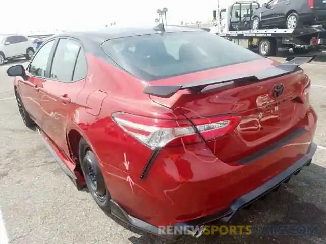 3 Photograph of a damaged car 4T1NZ1AK9LU037669 TOYOTA CAMRY TRD 2020