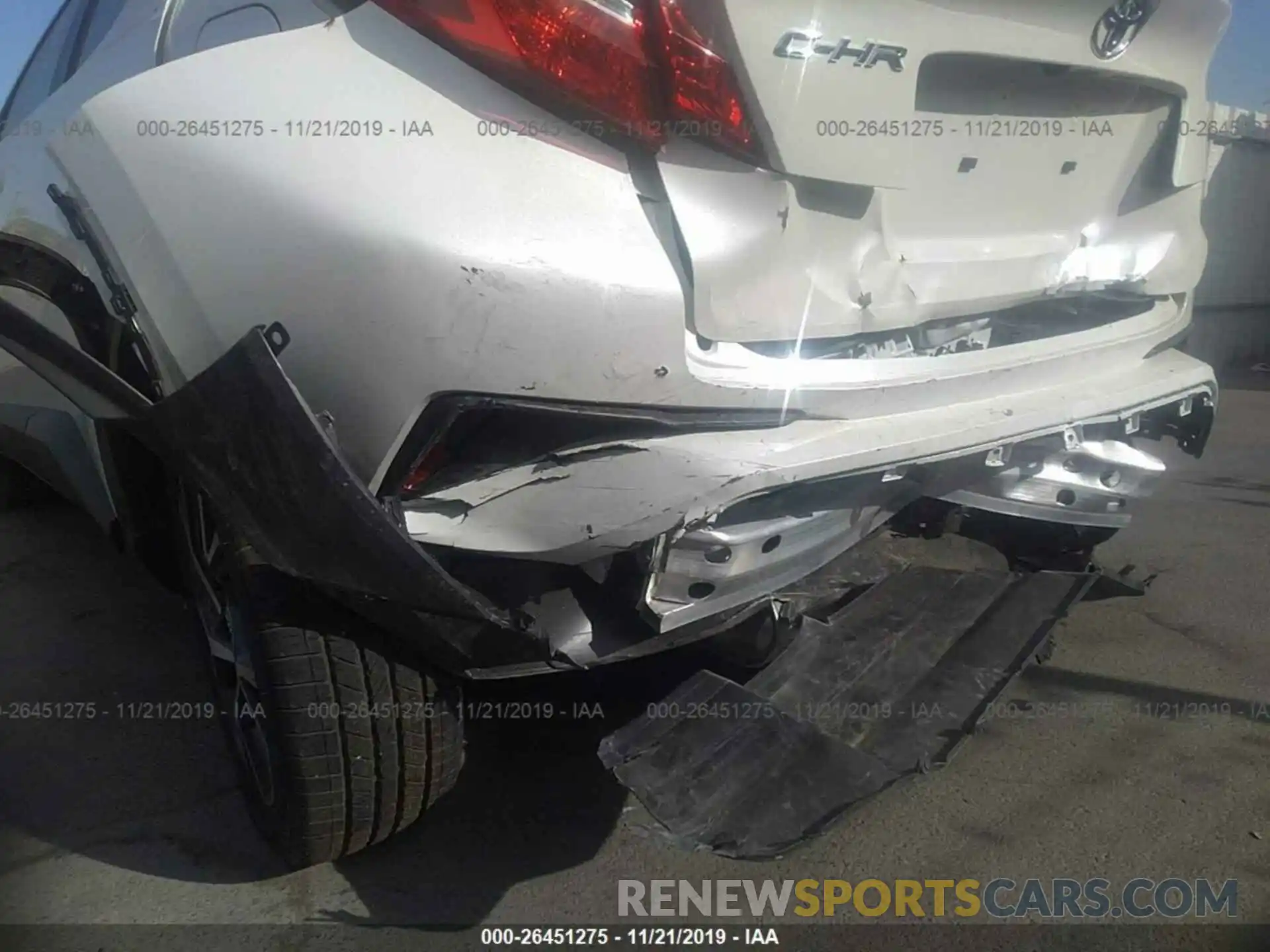 7 Photograph of a damaged car KTNKHMBX1K1061630 TOYOTA CHR 2019