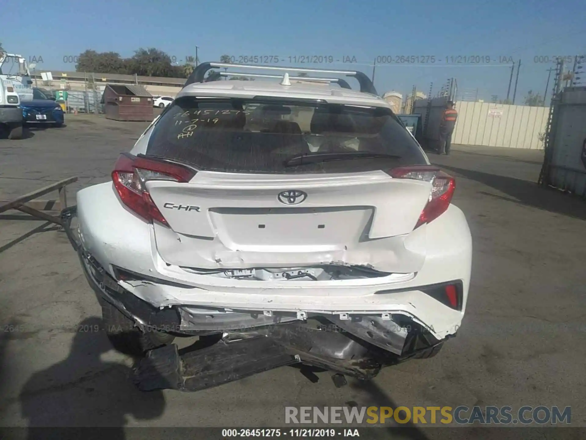 9 Photograph of a damaged car KTNKHMBX1K1061630 TOYOTA CHR 2019