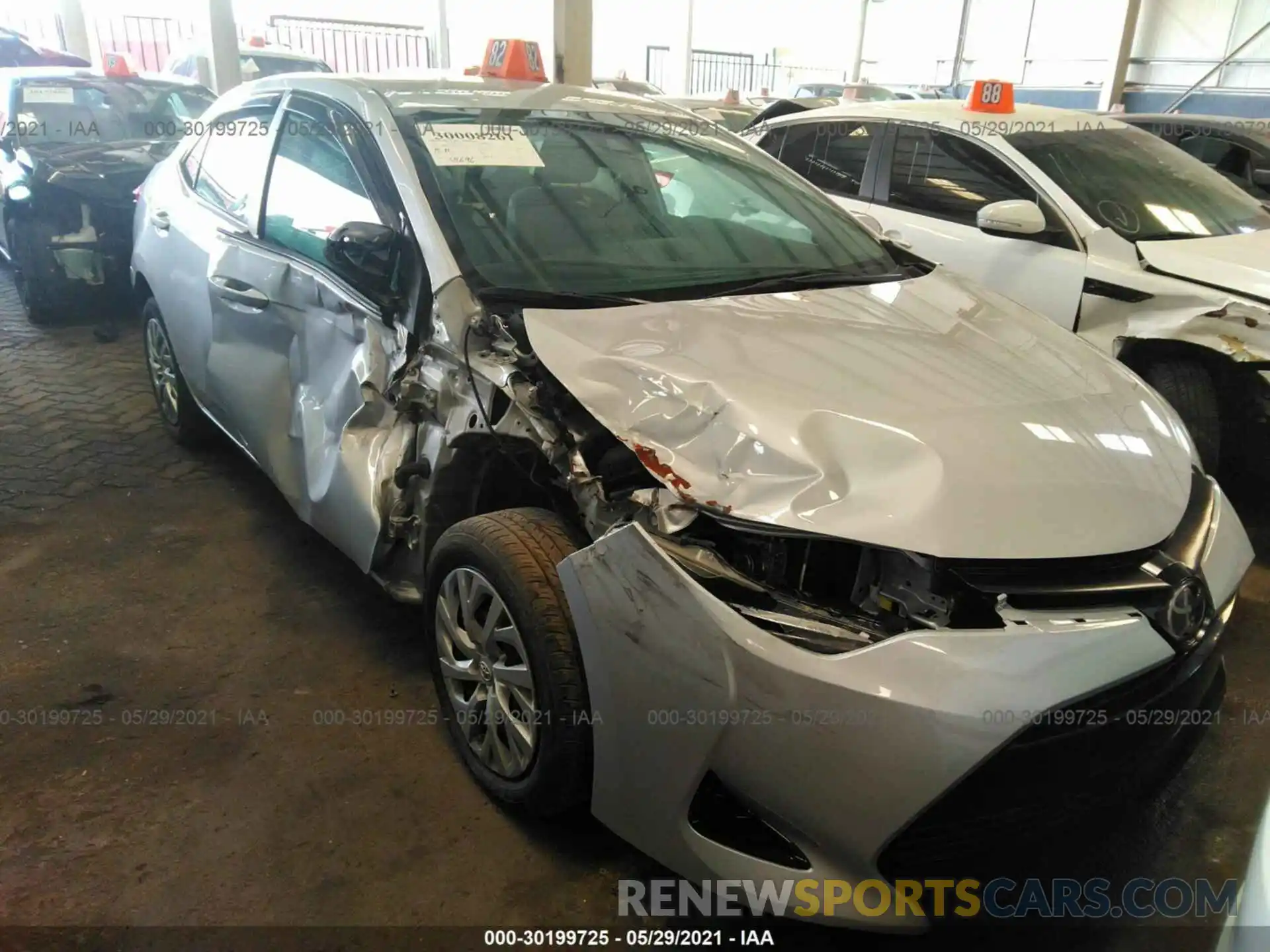 1 Photograph of a damaged car 00000000000130817 TOYOTA COROLLA 2019