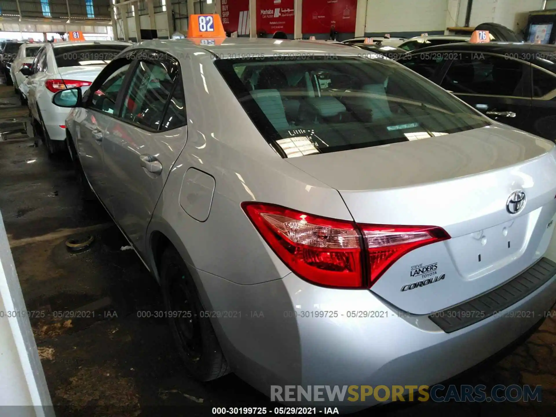 3 Photograph of a damaged car 00000000000130817 TOYOTA COROLLA 2019