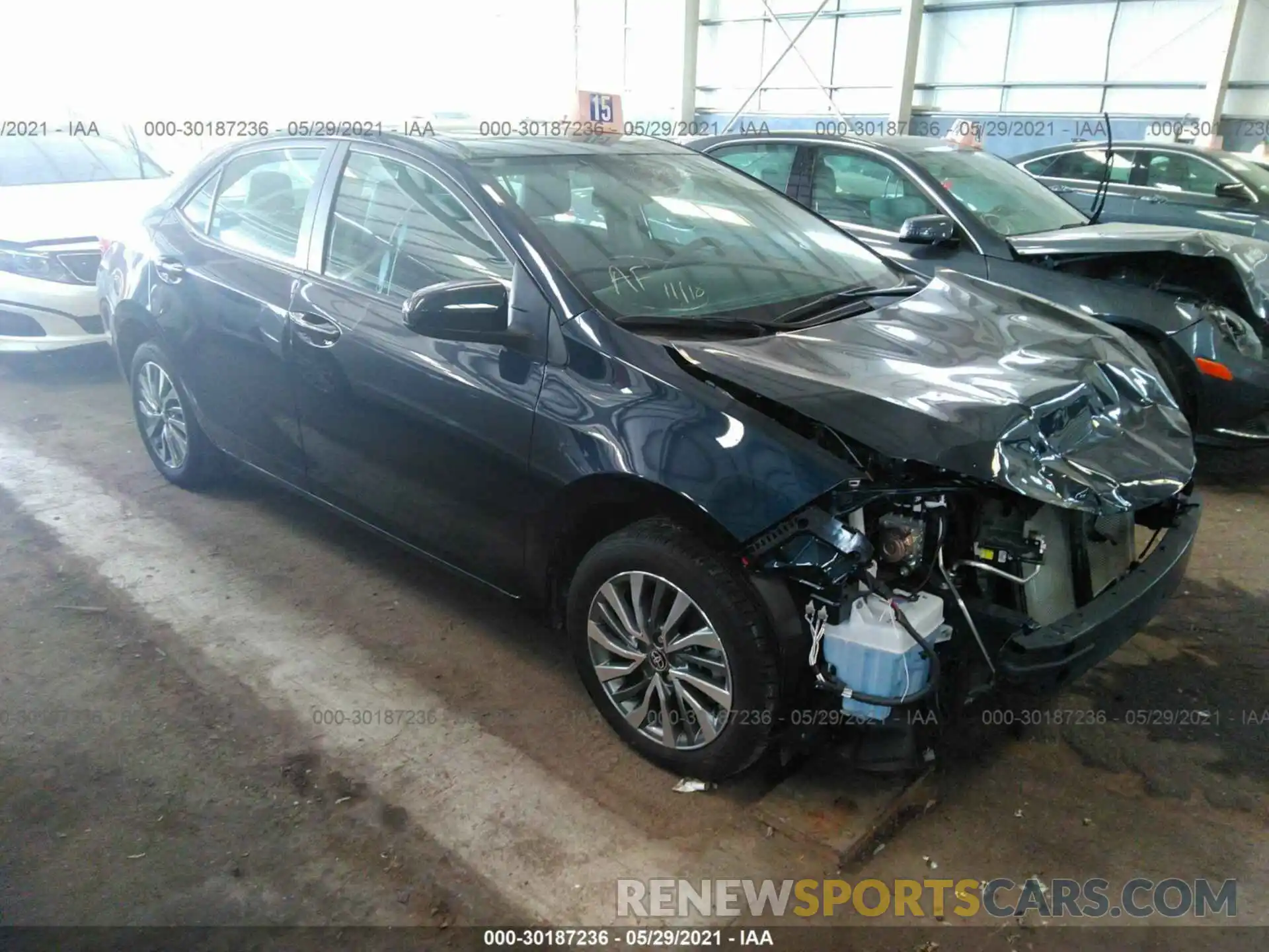 1 Photograph of a damaged car 00000000000130916 TOYOTA COROLLA 2019