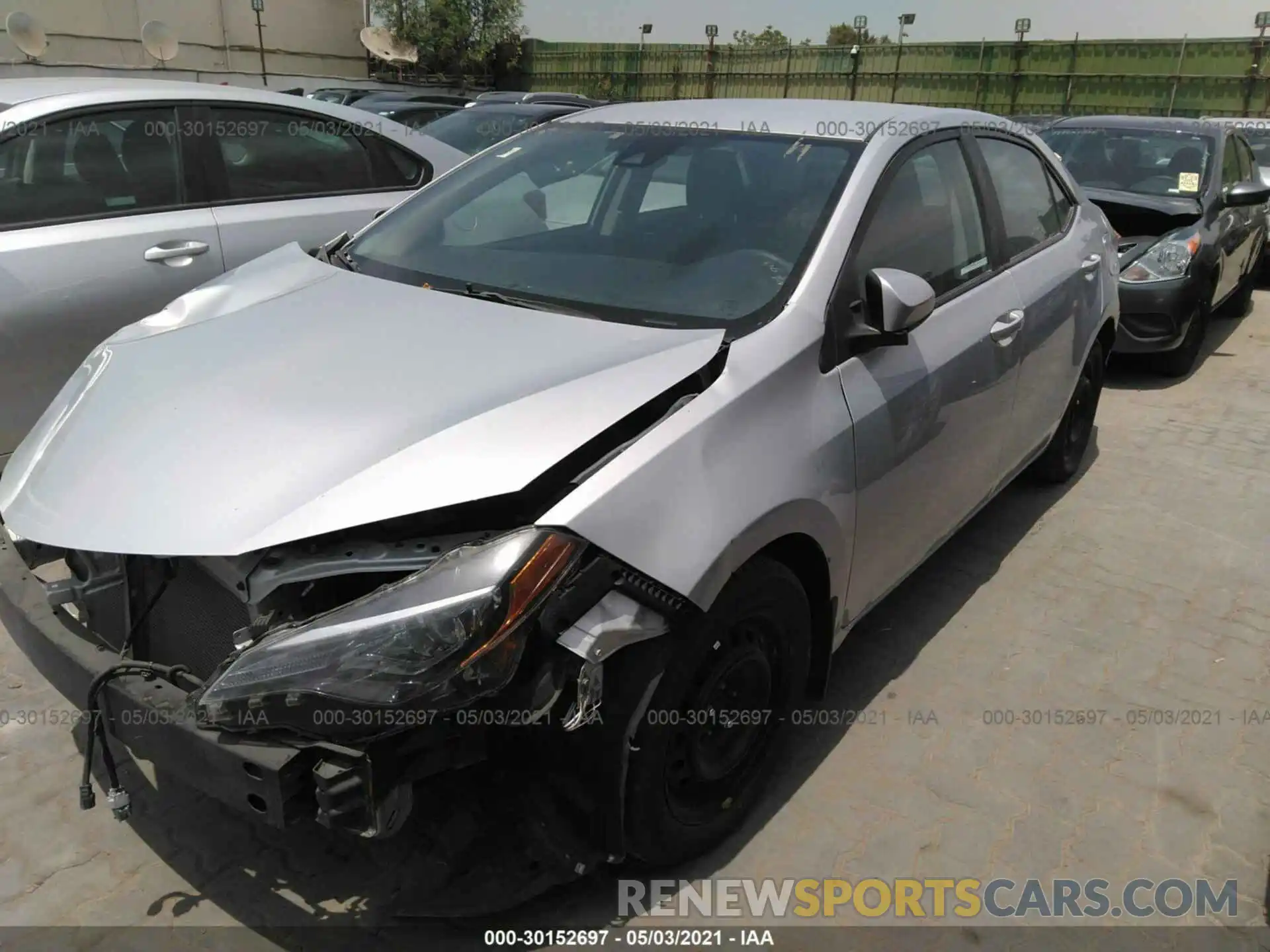 2 Photograph of a damaged car 00000000000182650 TOYOTA COROLLA 2019