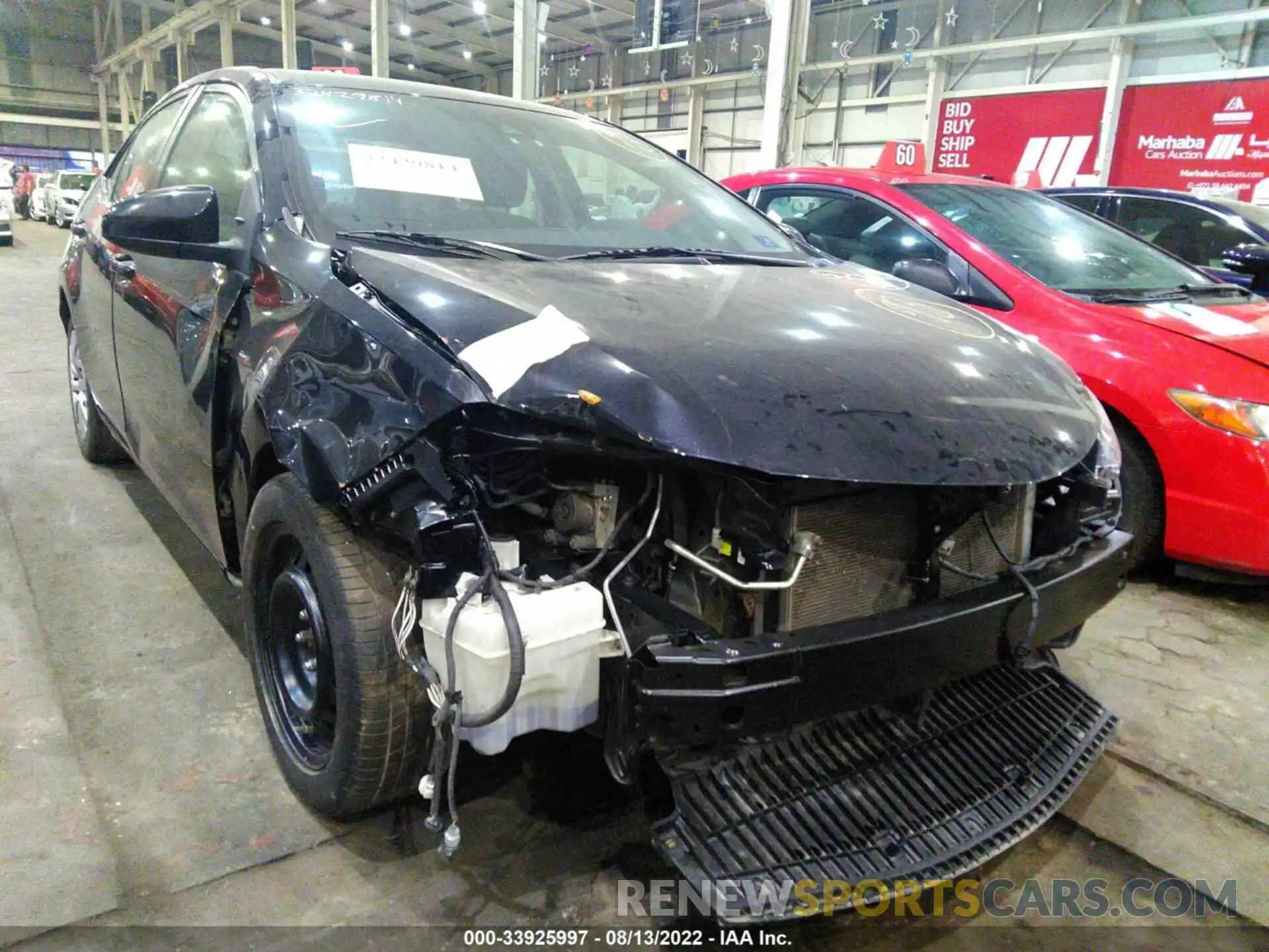 1 Photograph of a damaged car 001BURHE3KC165003 TOYOTA COROLLA 2019