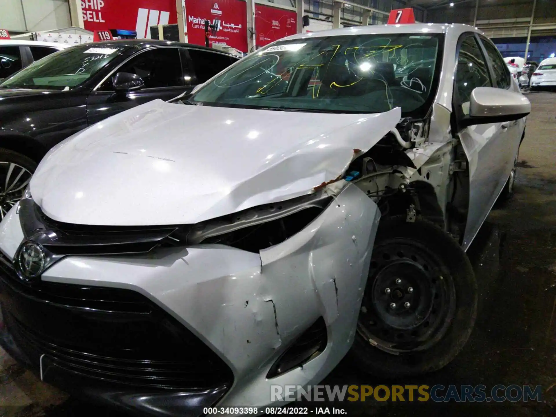 6 Photograph of a damaged car 001BURHE3KC195330 TOYOTA COROLLA 2019