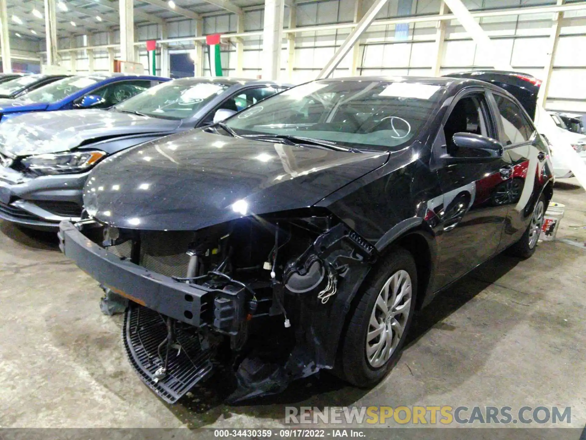 2 Photograph of a damaged car 001BURHE4KC158836 TOYOTA COROLLA 2019