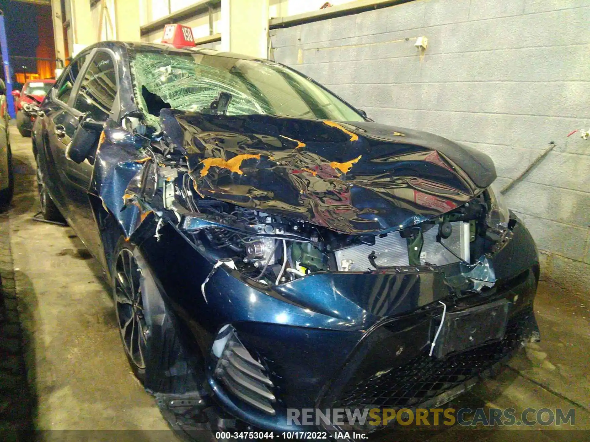 1 Photograph of a damaged car 001BURHE6KC189408 TOYOTA COROLLA 2019