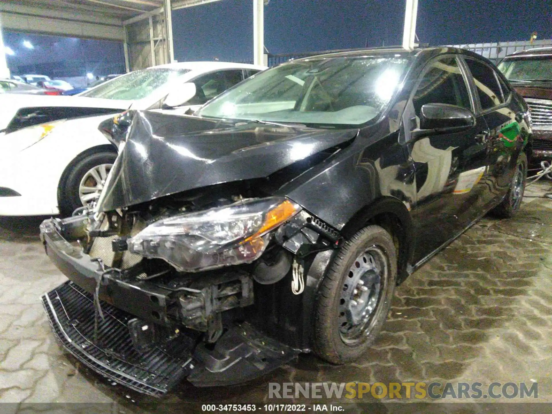 2 Photograph of a damaged car 001BURHE7KC209570 TOYOTA COROLLA 2019