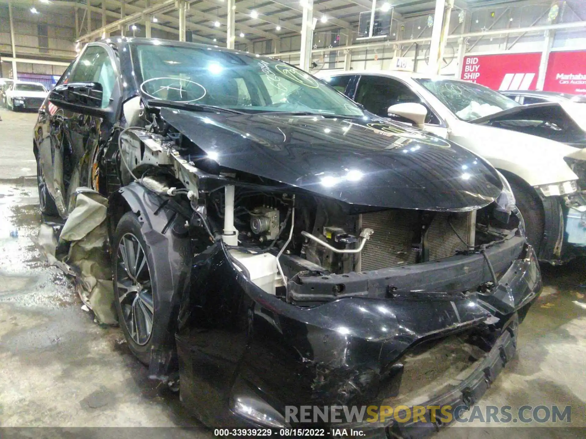 6 Photograph of a damaged car 001BURHE8KC218262 TOYOTA COROLLA 2019