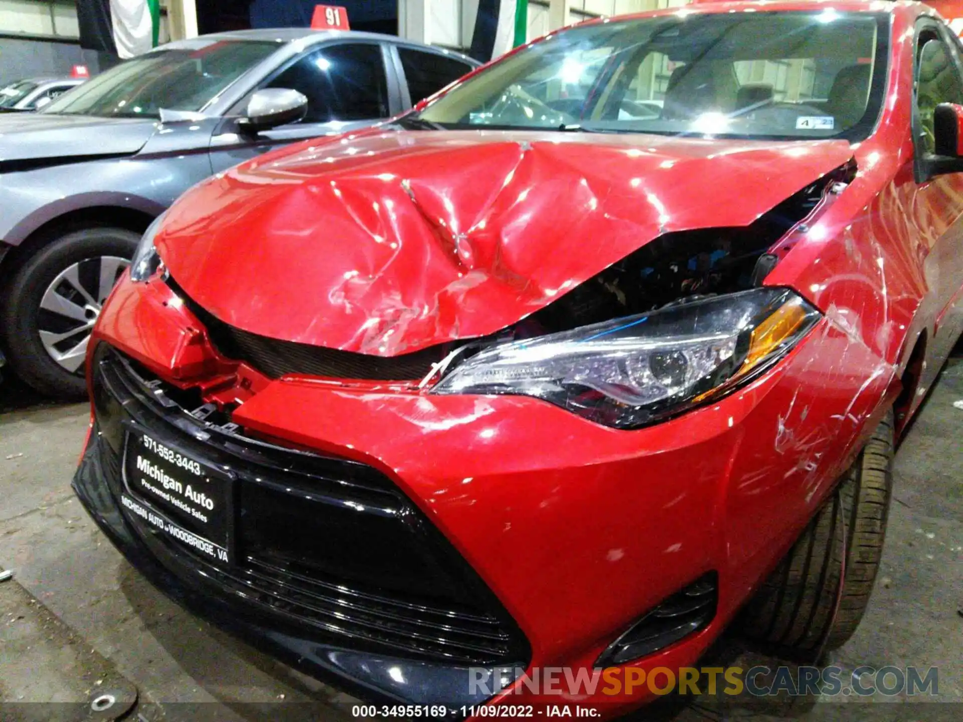 6 Photograph of a damaged car 001BURHE8KC221064 TOYOTA COROLLA 2019