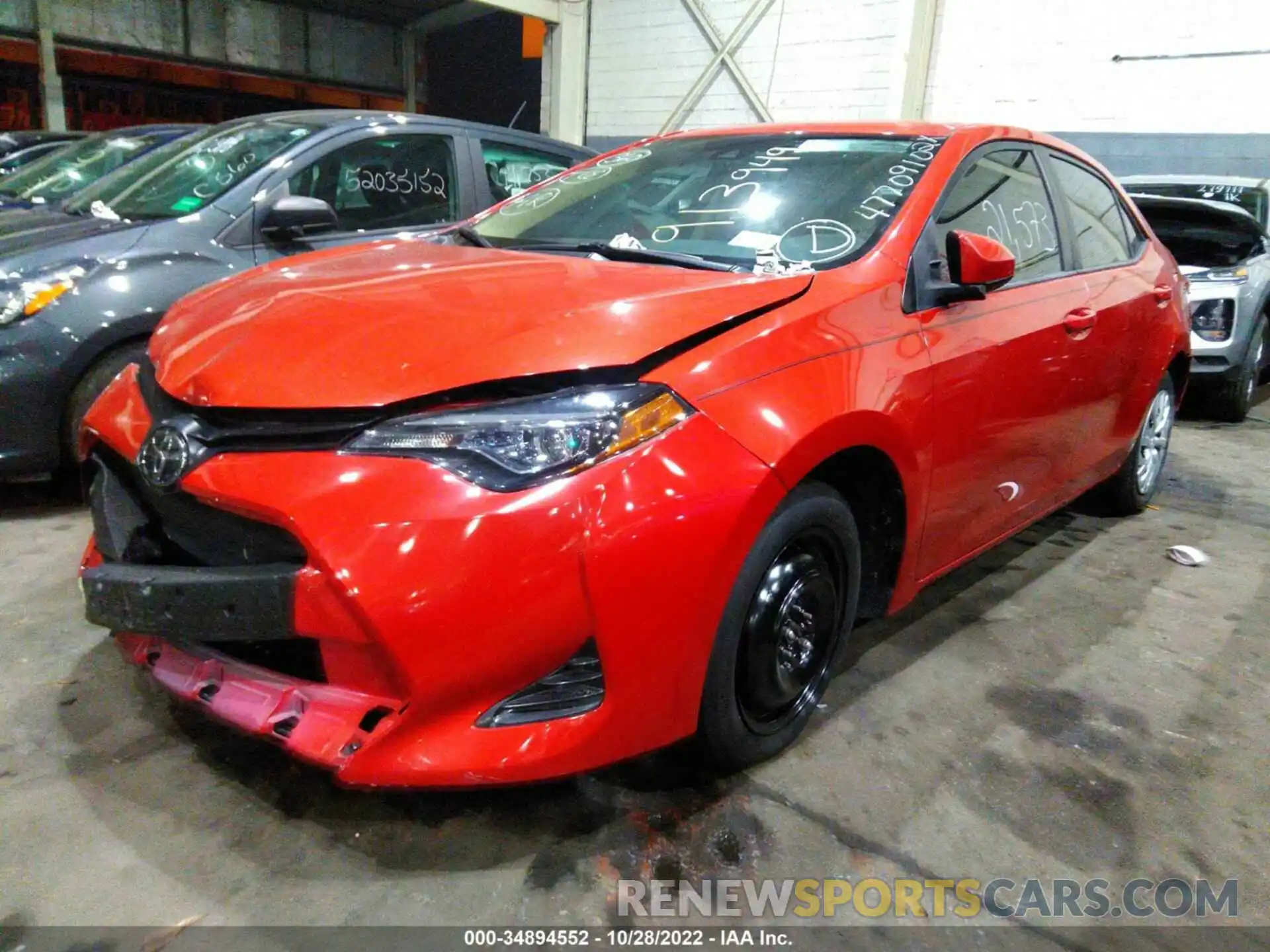 2 Photograph of a damaged car 00FBURHE2KP913949 TOYOTA COROLLA 2019