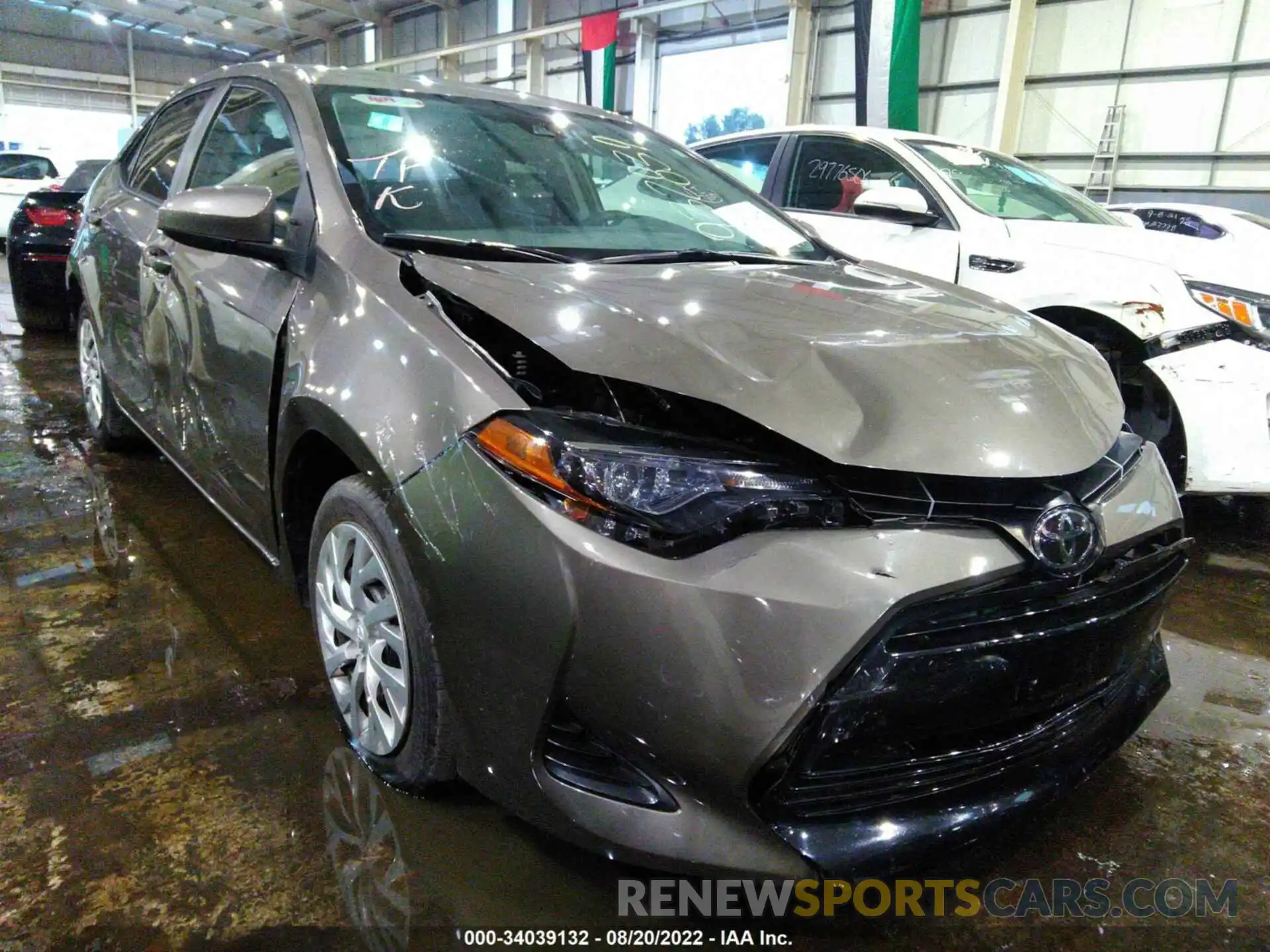 1 Photograph of a damaged car 00FBURHE2KP932839 TOYOTA COROLLA 2019