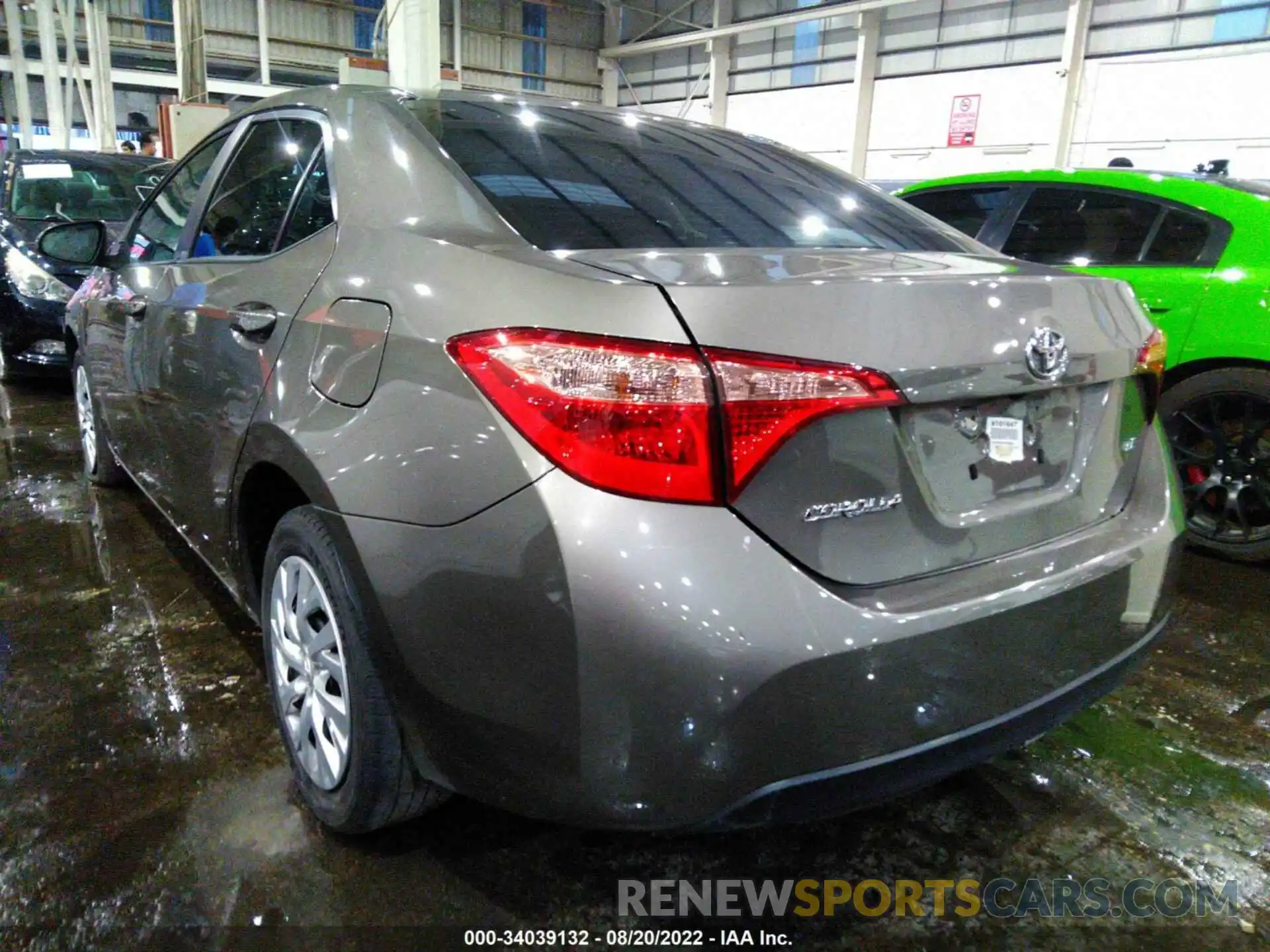 3 Photograph of a damaged car 00FBURHE2KP932839 TOYOTA COROLLA 2019