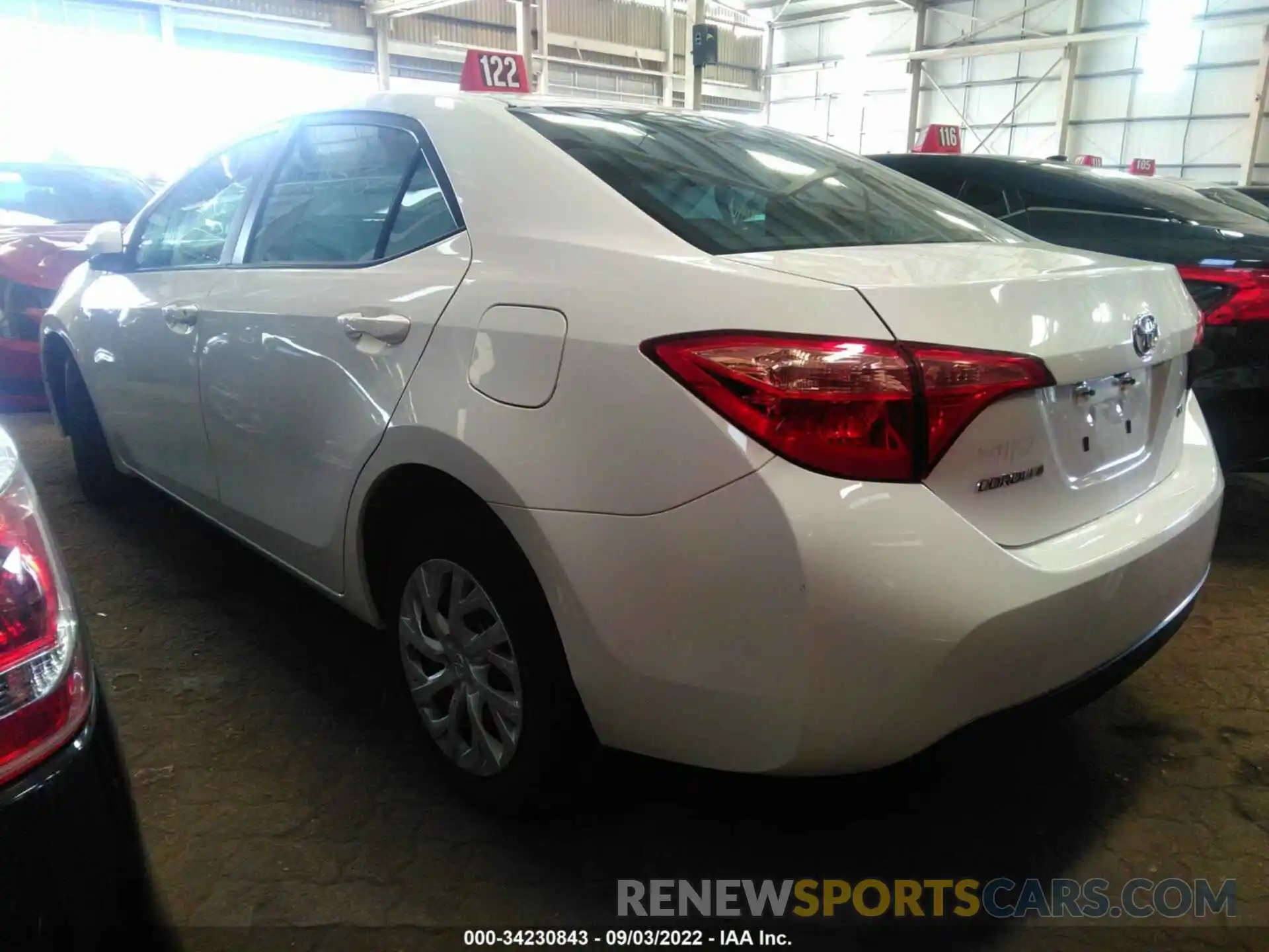 3 Photograph of a damaged car 00FBURHE5KP937100 TOYOTA COROLLA 2019