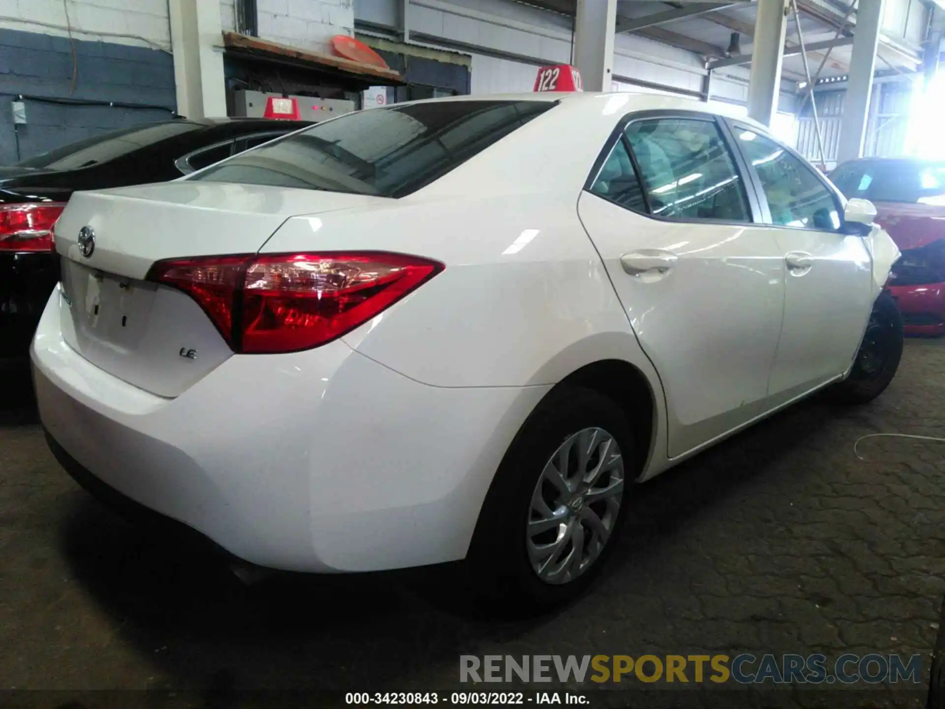 4 Photograph of a damaged car 00FBURHE5KP937100 TOYOTA COROLLA 2019