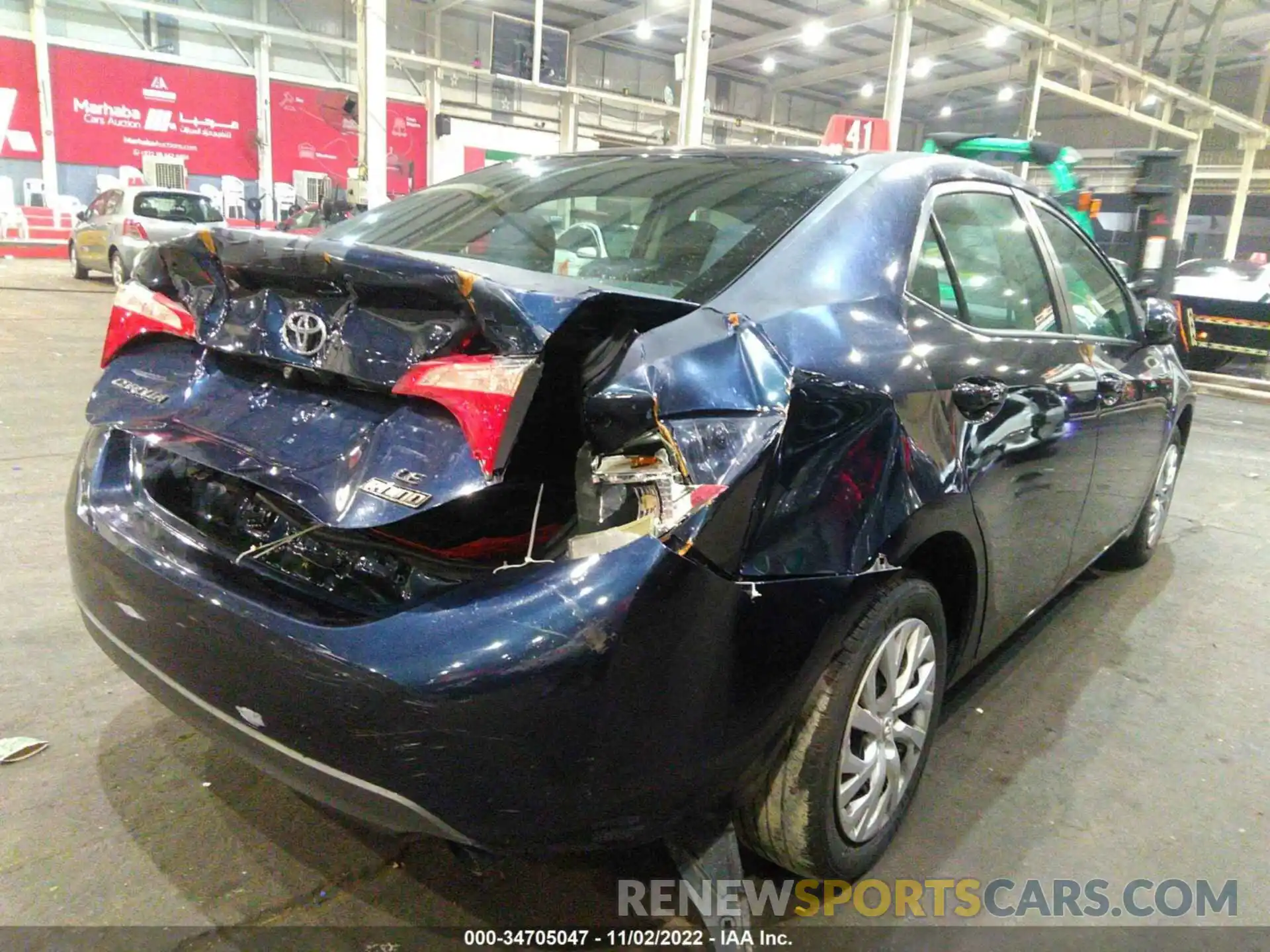 4 Photograph of a damaged car 00FBURHE9KP898818 TOYOTA COROLLA 2019