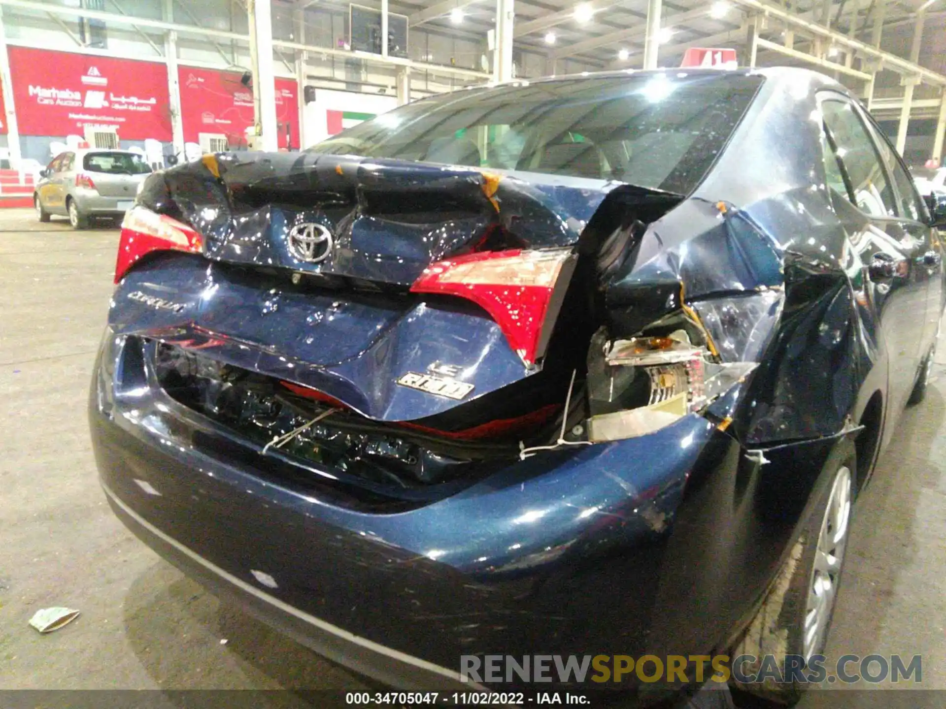 6 Photograph of a damaged car 00FBURHE9KP898818 TOYOTA COROLLA 2019