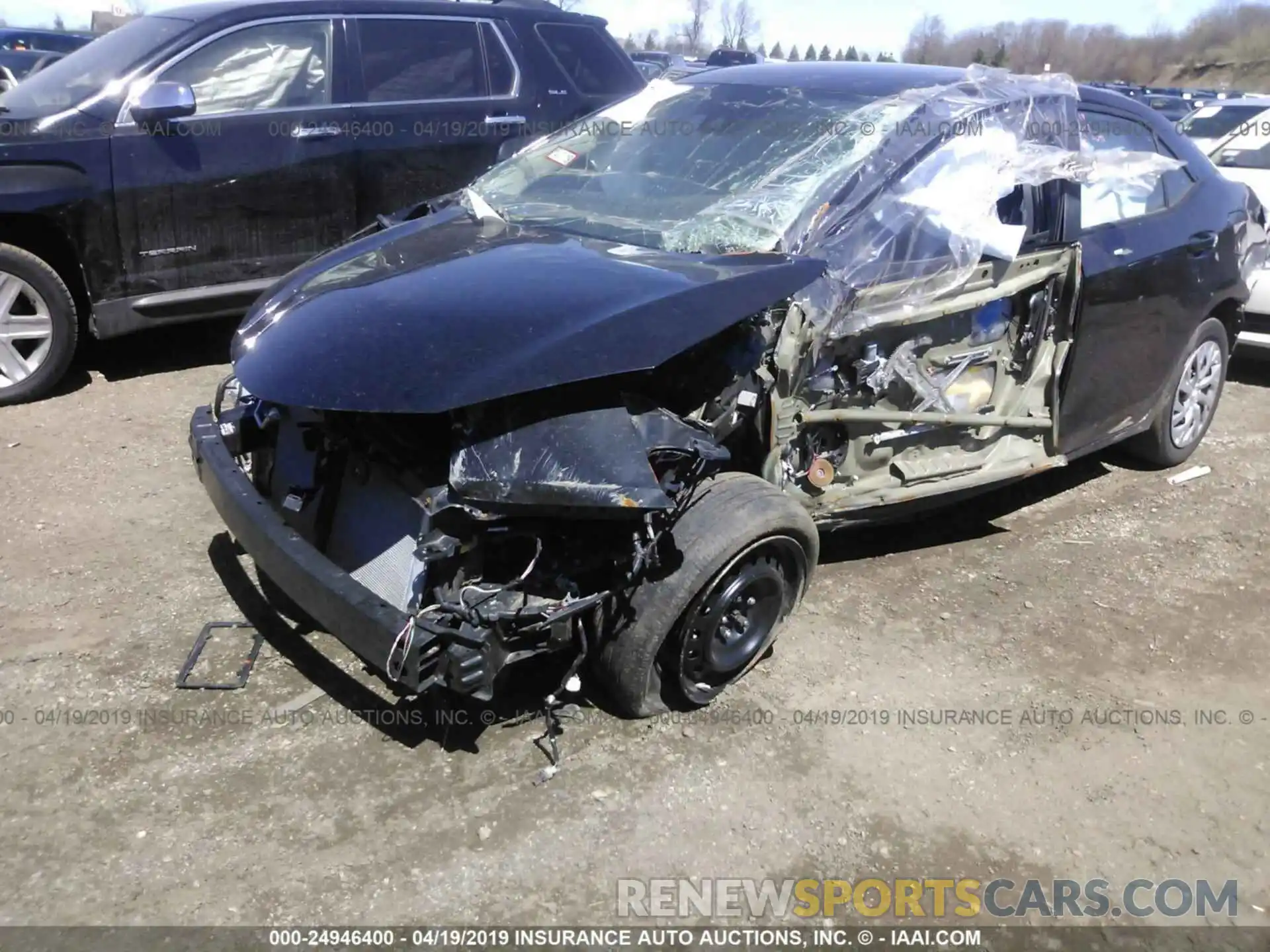 2 Photograph of a damaged car 02T1BURHE3KC12895 TOYOTA COROLLA 2019