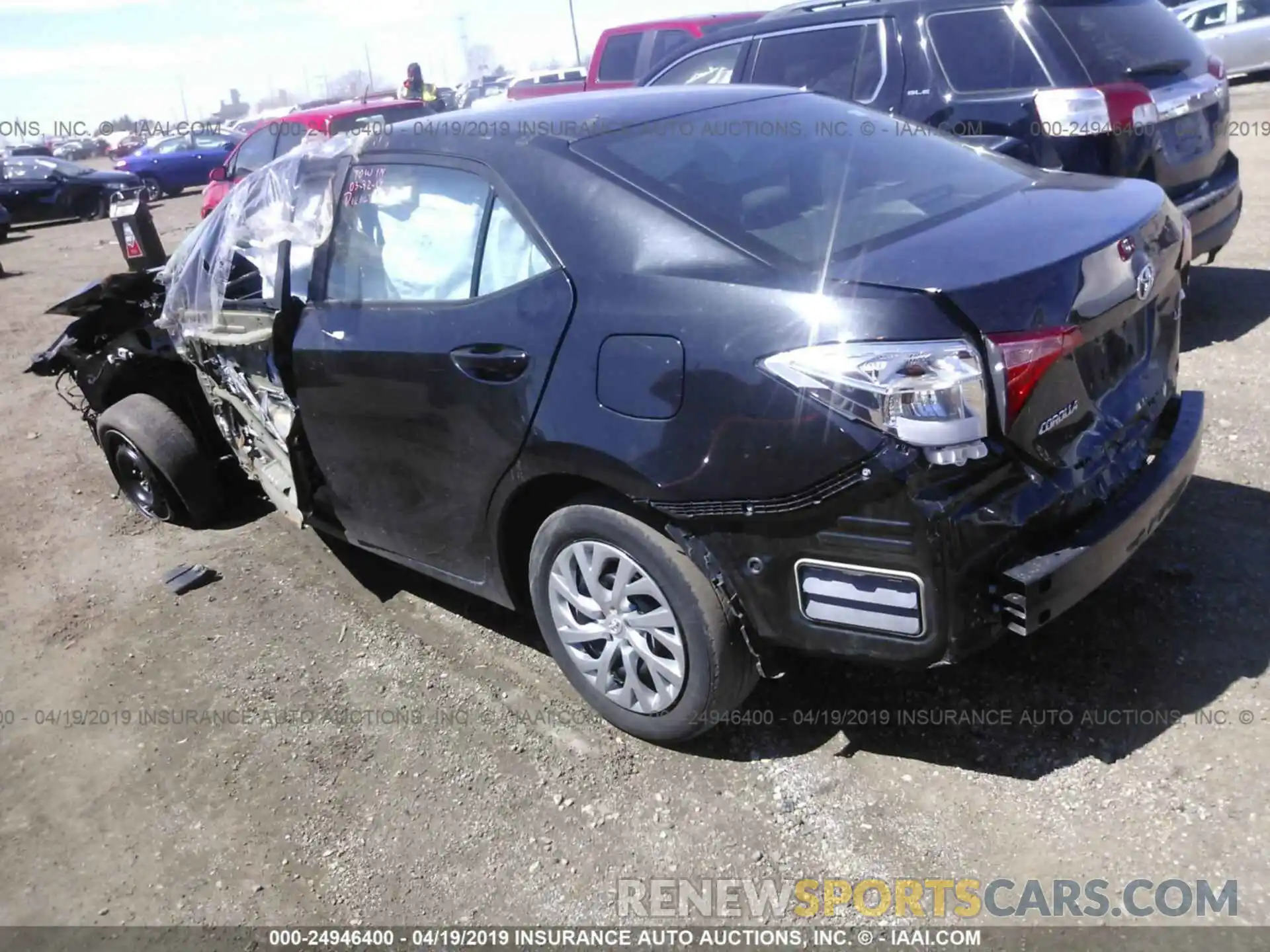 3 Photograph of a damaged car 02T1BURHE3KC12895 TOYOTA COROLLA 2019