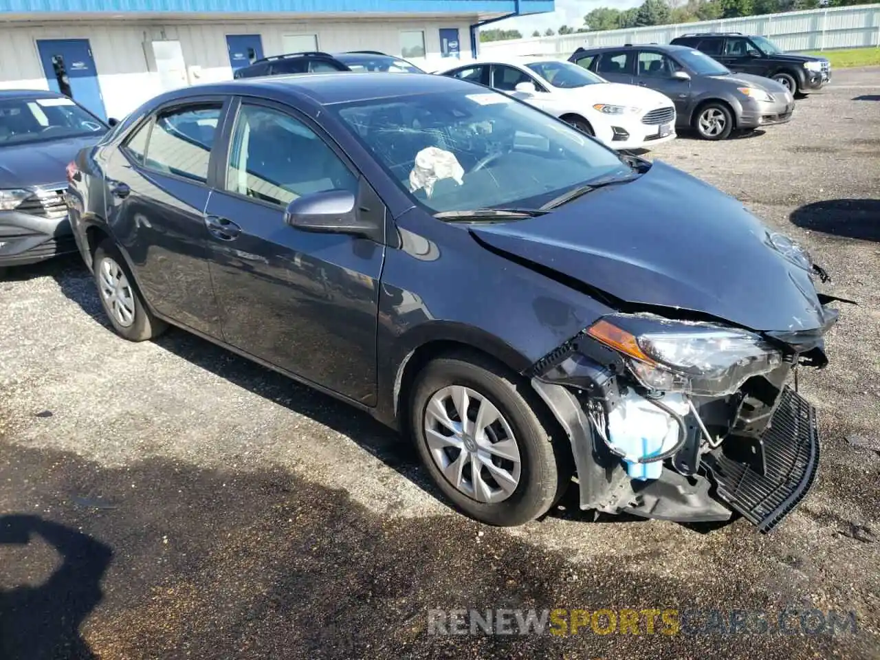 1 Photograph of a damaged car 2T1BPRHE0KC175477 TOYOTA COROLLA 2019