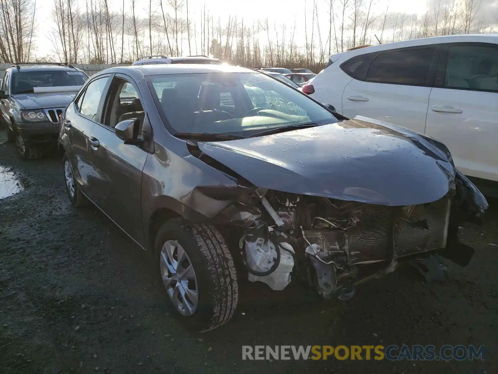 1 Photograph of a damaged car 2T1BPRHE1KC177240 TOYOTA COROLLA 2019