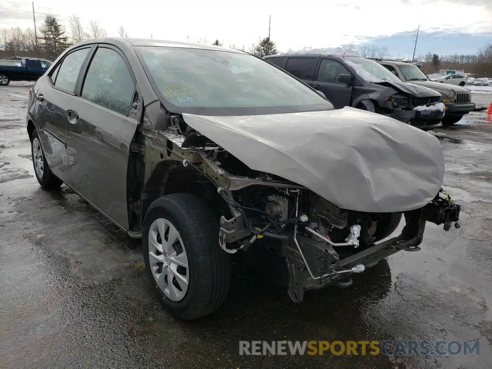 1 Photograph of a damaged car 2T1BPRHE2KC197772 TOYOTA COROLLA 2019