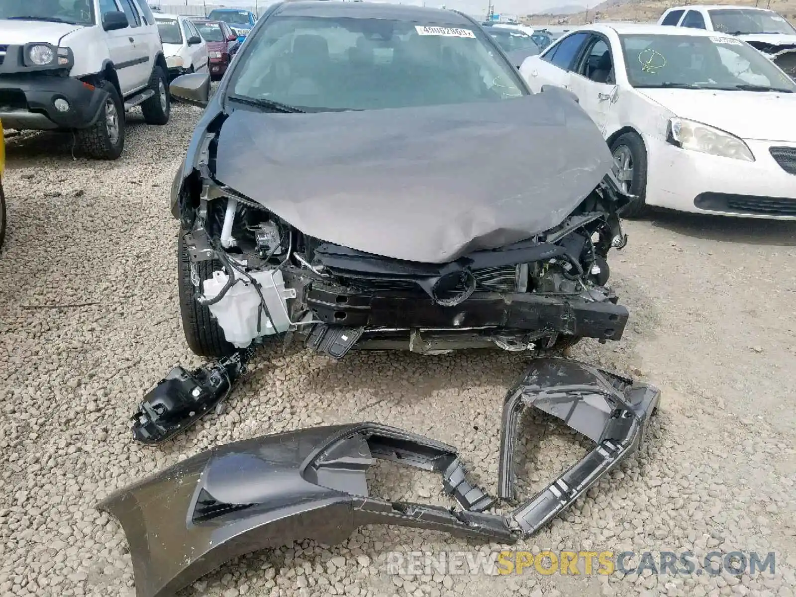 9 Photograph of a damaged car 2T1BPRHE8KC211660 TOYOTA COROLLA 2019