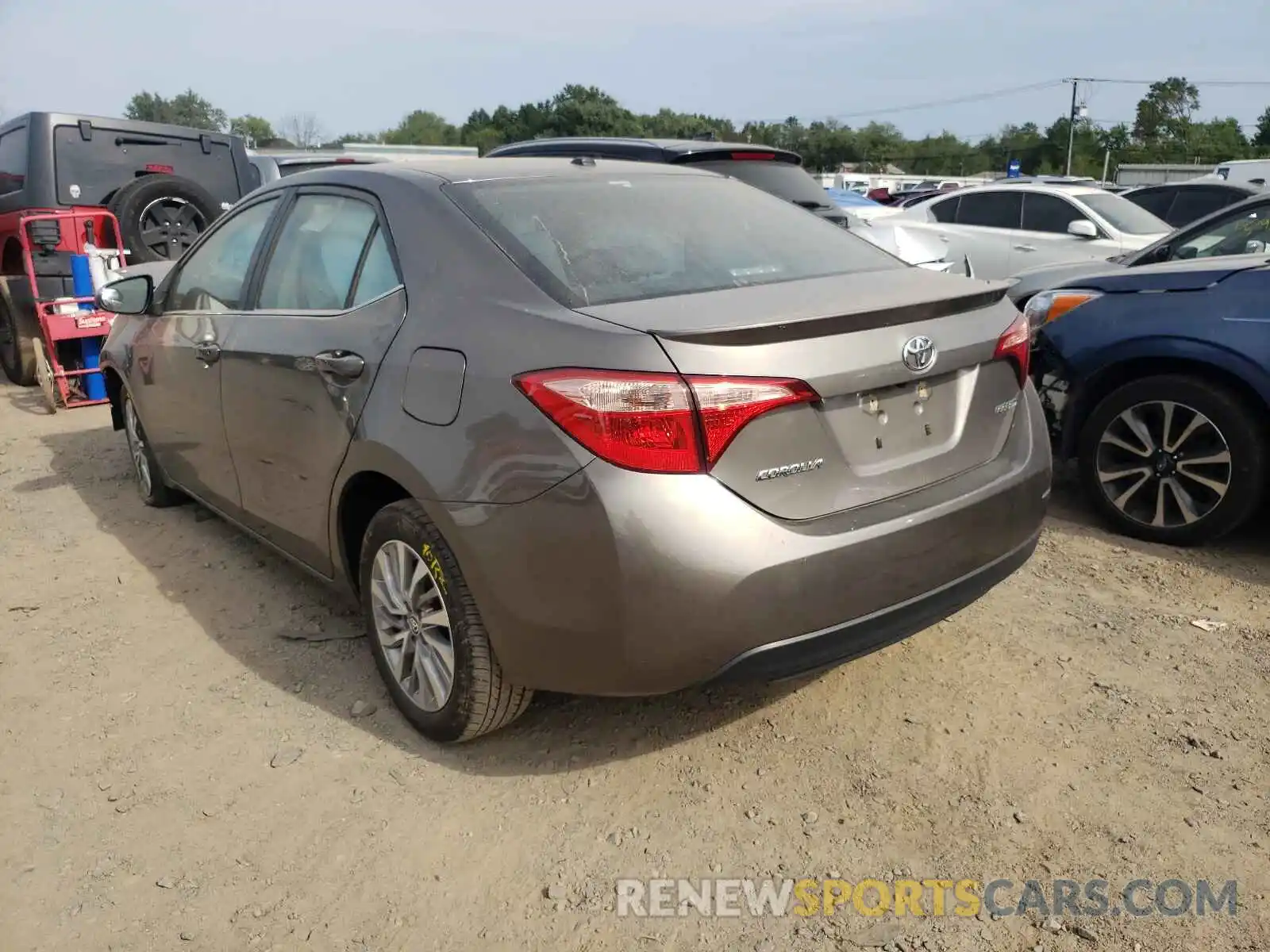 3 Photograph of a damaged car 2T1BPRHE9KC138766 TOYOTA COROLLA 2019