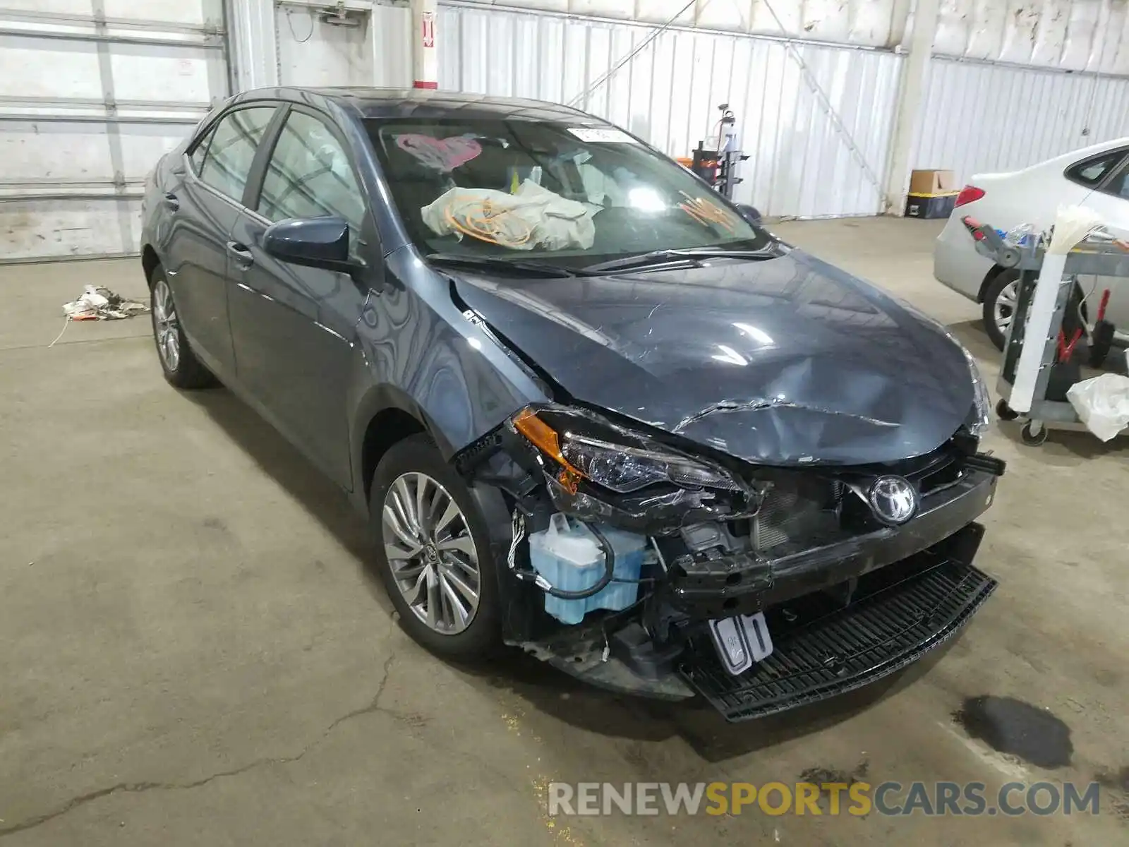 1 Photograph of a damaged car 2T1BPRHE9KC204135 TOYOTA COROLLA 2019