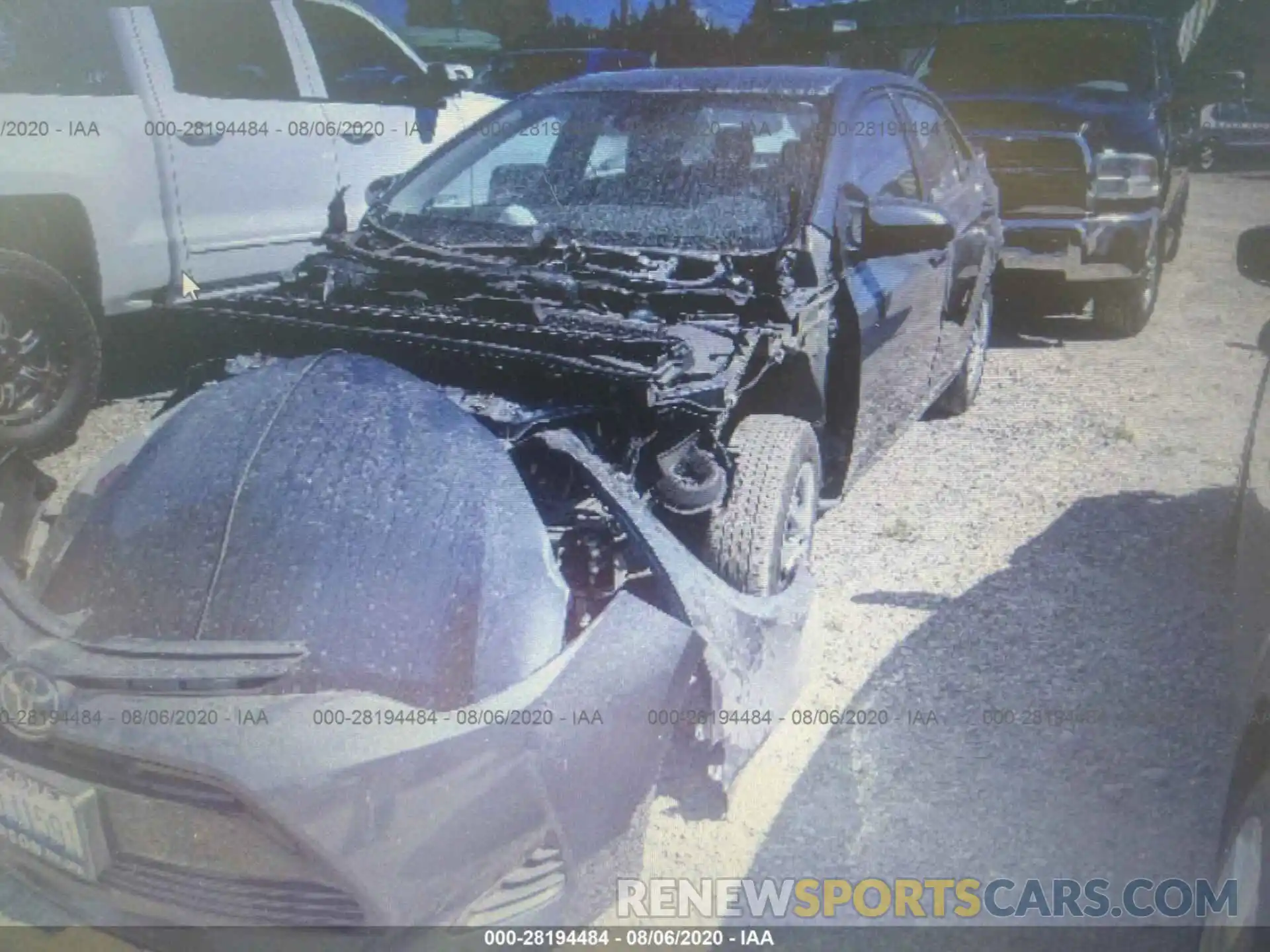 12 Photograph of a damaged car 2T1BPRHE9KC216463 TOYOTA COROLLA 2019