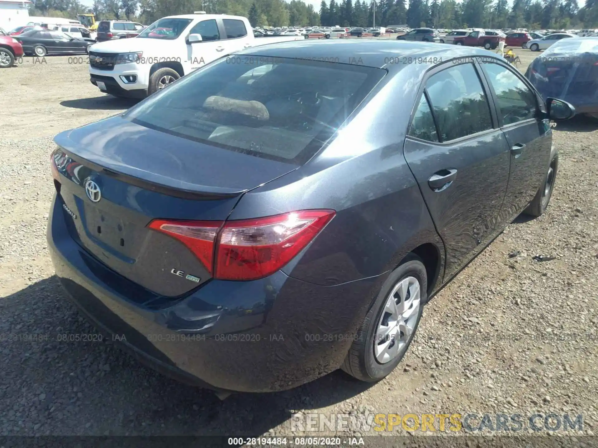 4 Photograph of a damaged car 2T1BPRHE9KC216463 TOYOTA COROLLA 2019